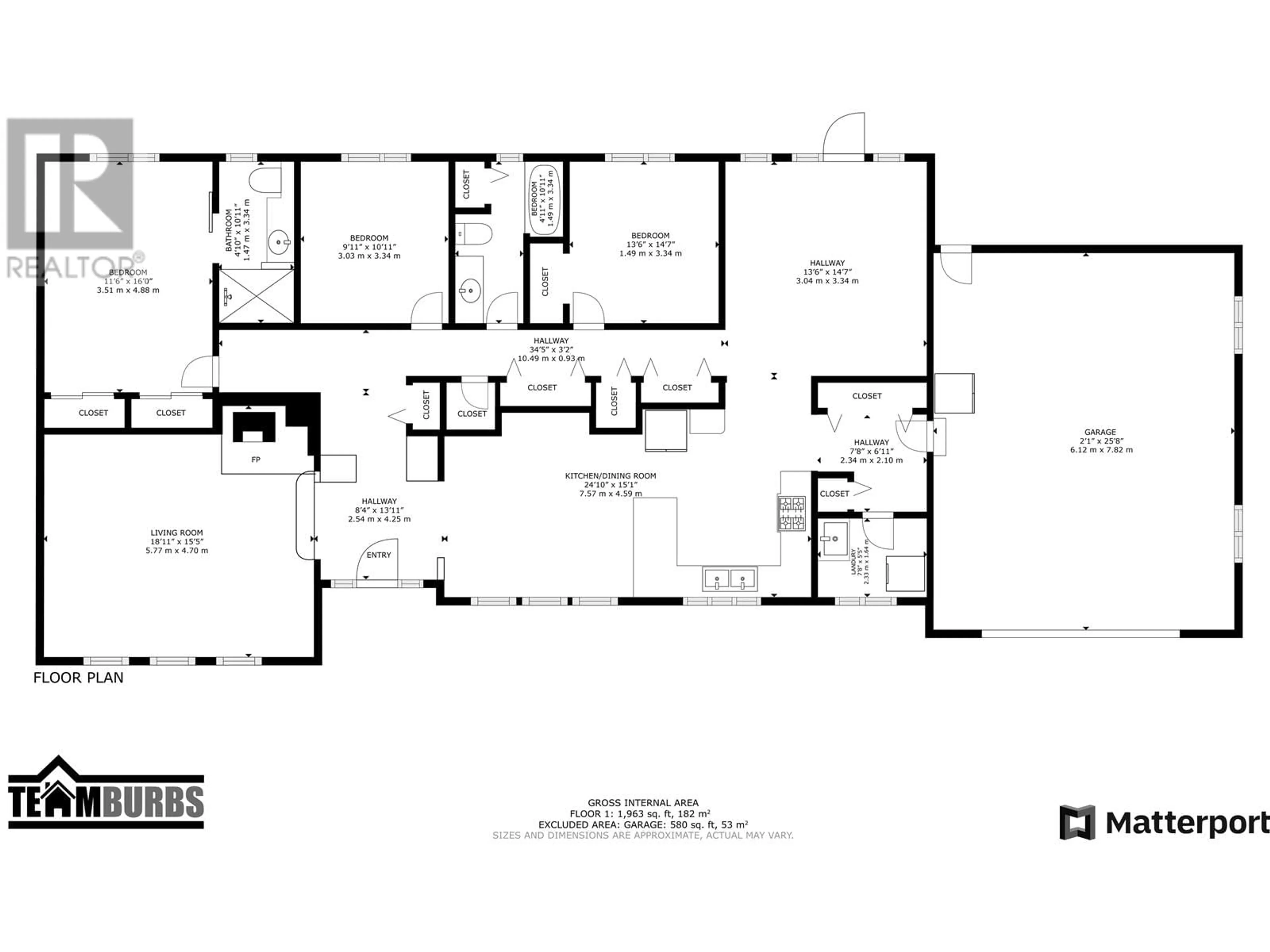 Floor plan for 4678 TEN MILE LAKE ROAD, Quesnel British Columbia V2J6X2