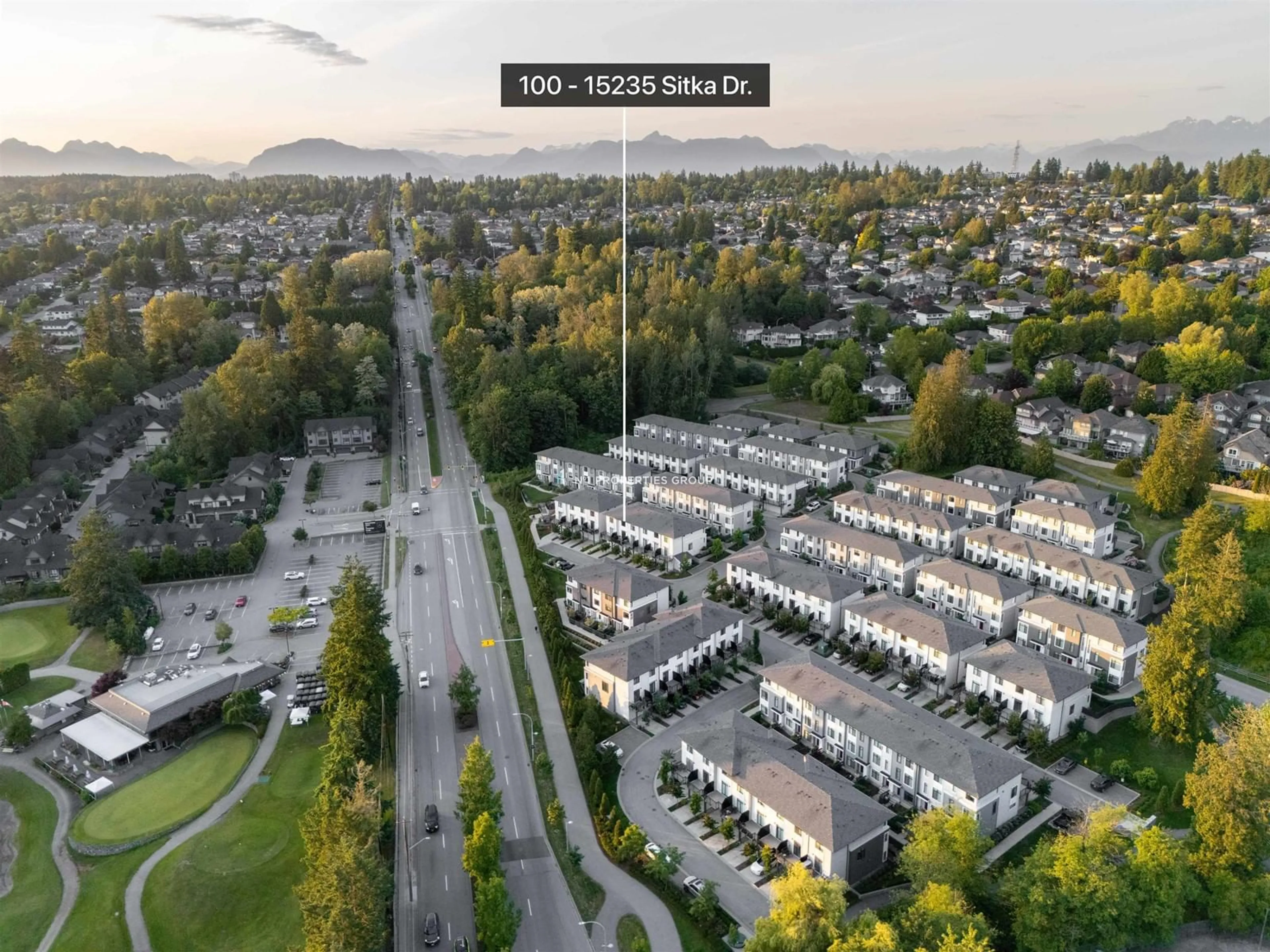 A pic from outside/outdoor area/front of a property/back of a property/a pic from drone, unknown for 100 - 15235 SITKA, Surrey British Columbia V3S0A9