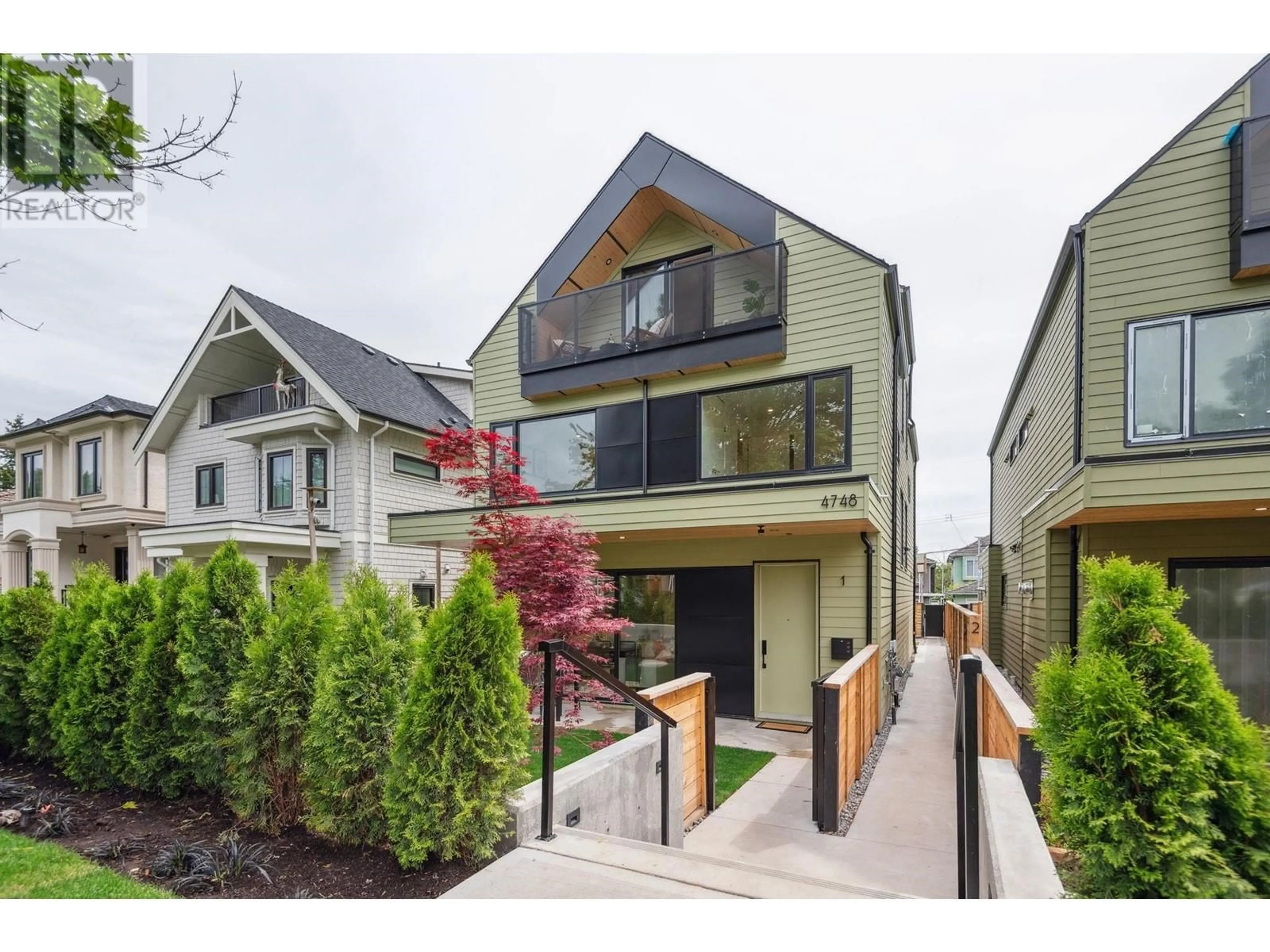 Home with brick exterior material, street for 1 - 4748 ARGYLE STREET, Vancouver British Columbia V5N3X8