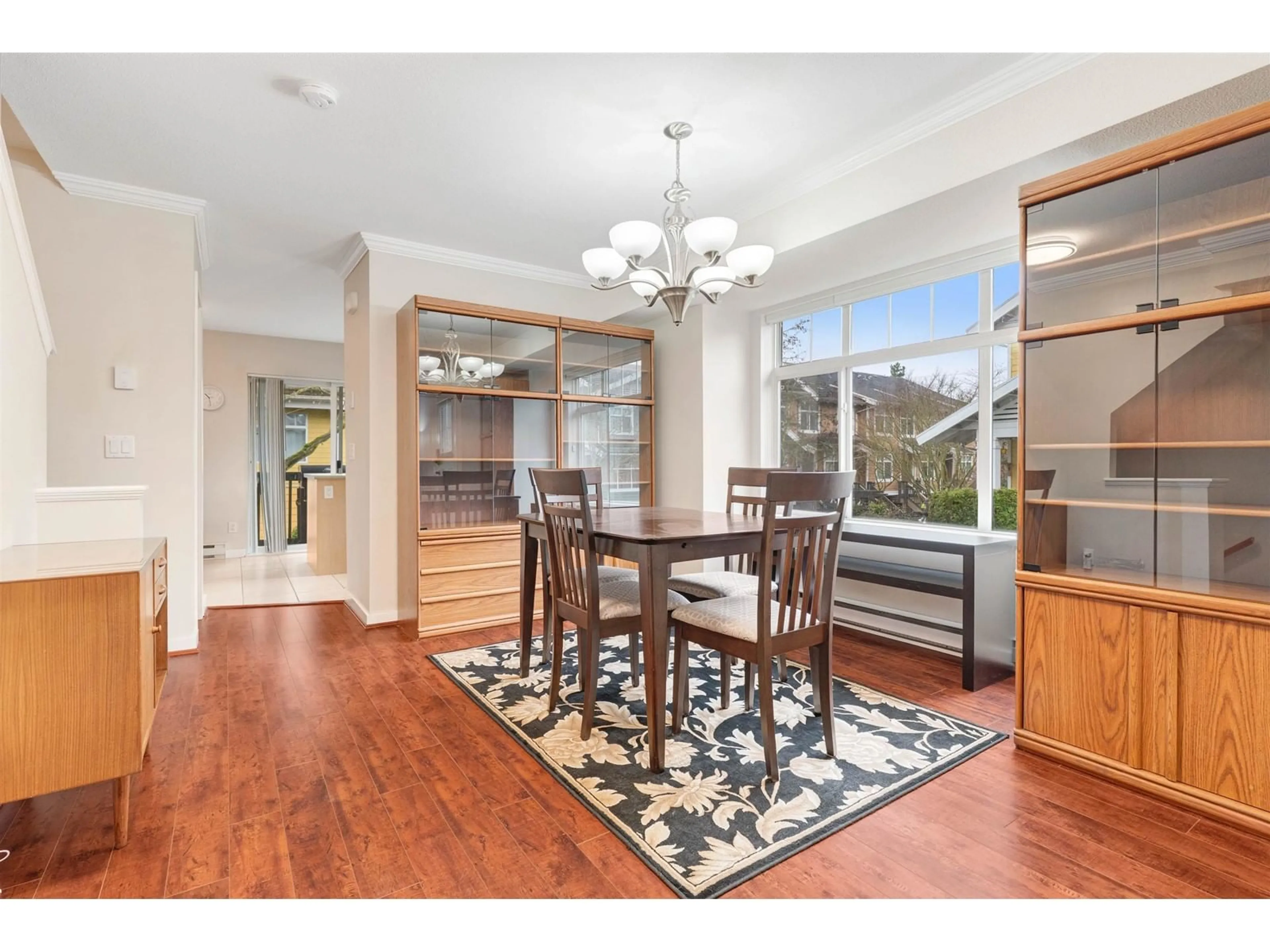 Dining room, wood/laminate floor for 52 - 15233 34, Surrey British Columbia V3Z2T7