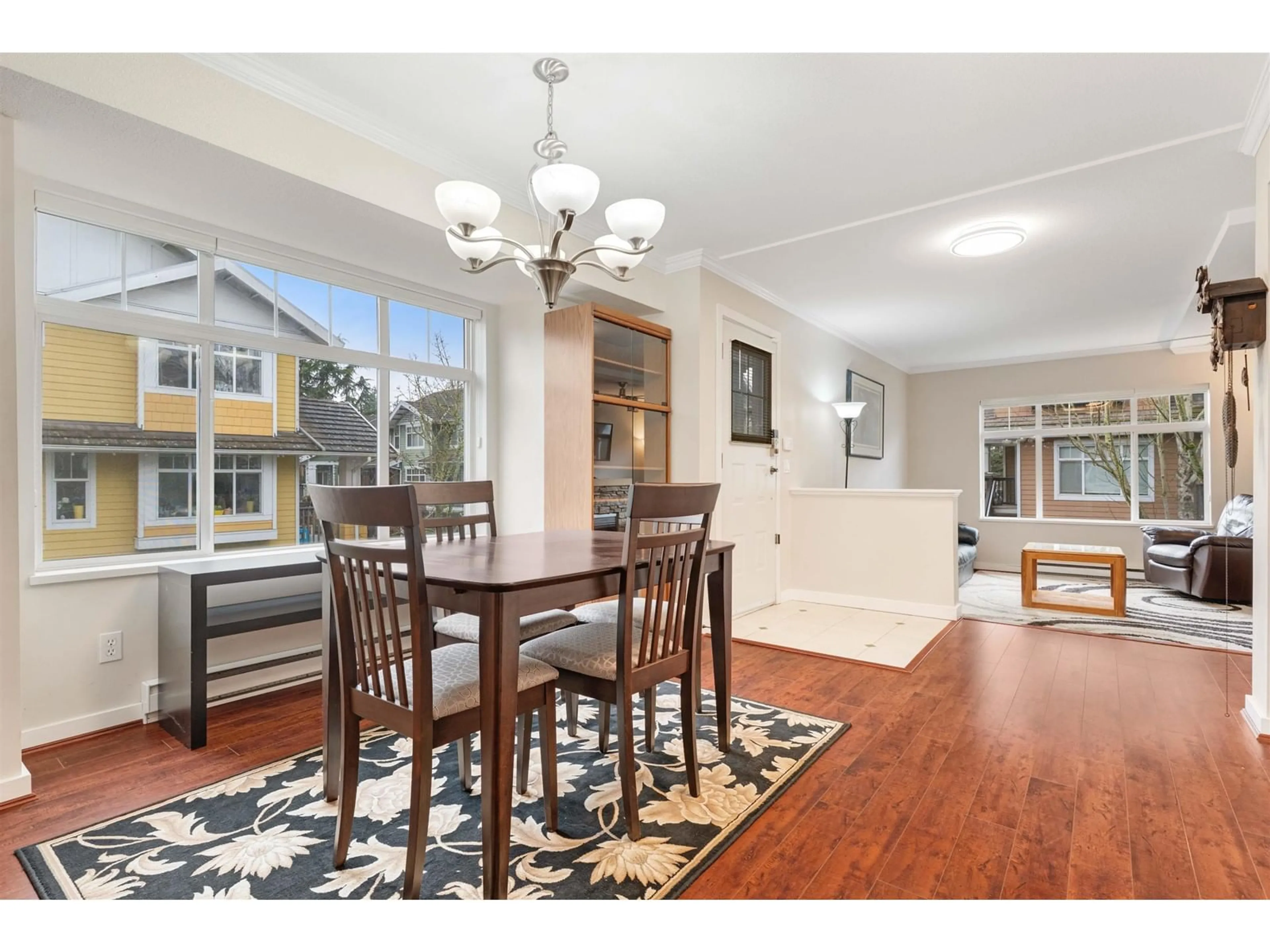 Dining room, wood/laminate floor for 52 - 15233 34, Surrey British Columbia V3Z2T7