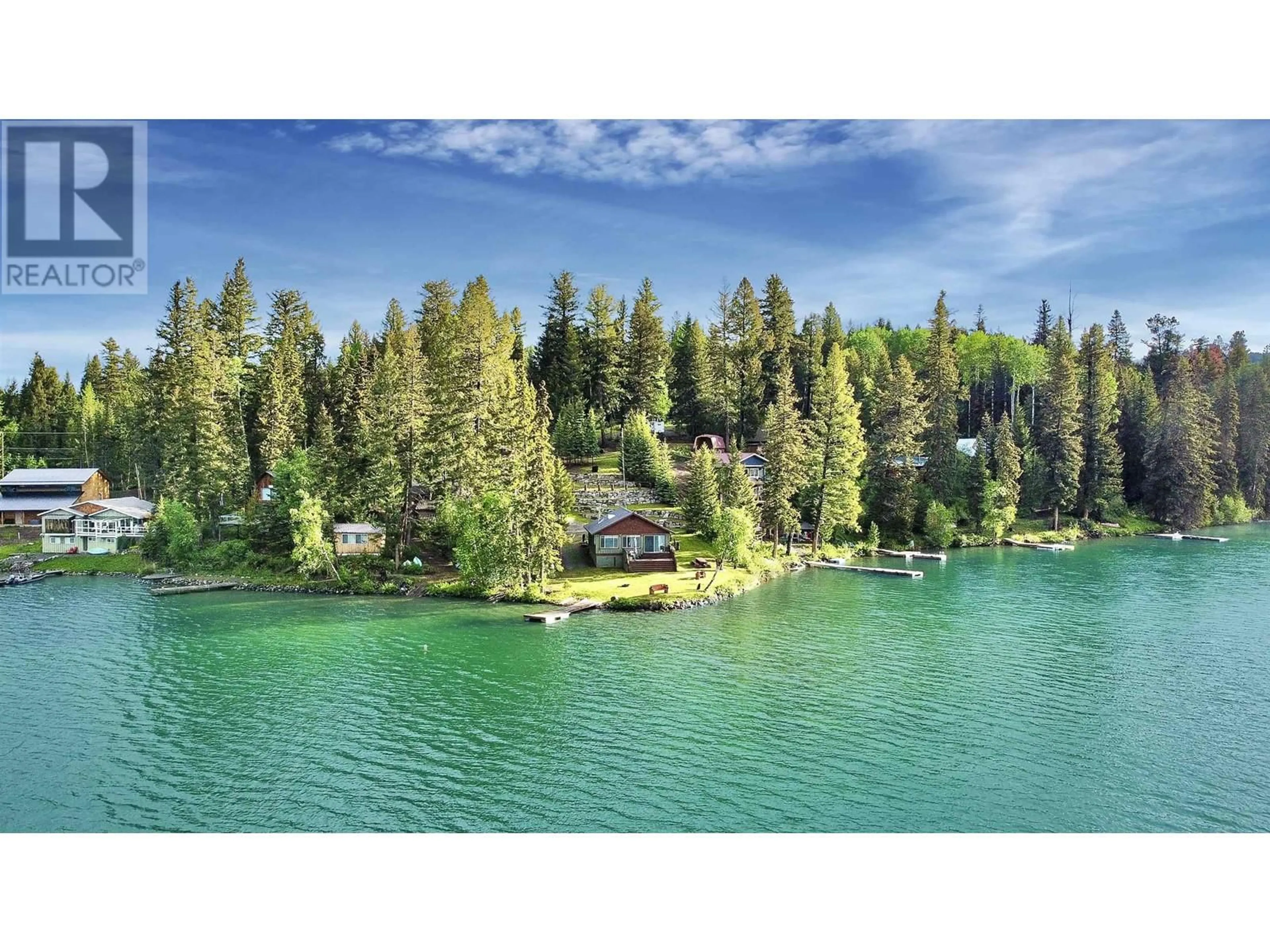 A pic from outside/outdoor area/front of a property/back of a property/a pic from drone, water/lake/river/ocean view for 7626 PETTYJOHN ROAD, Deka Lake / Sulphurous / Hathaway Lakes British Columbia V0K1X3