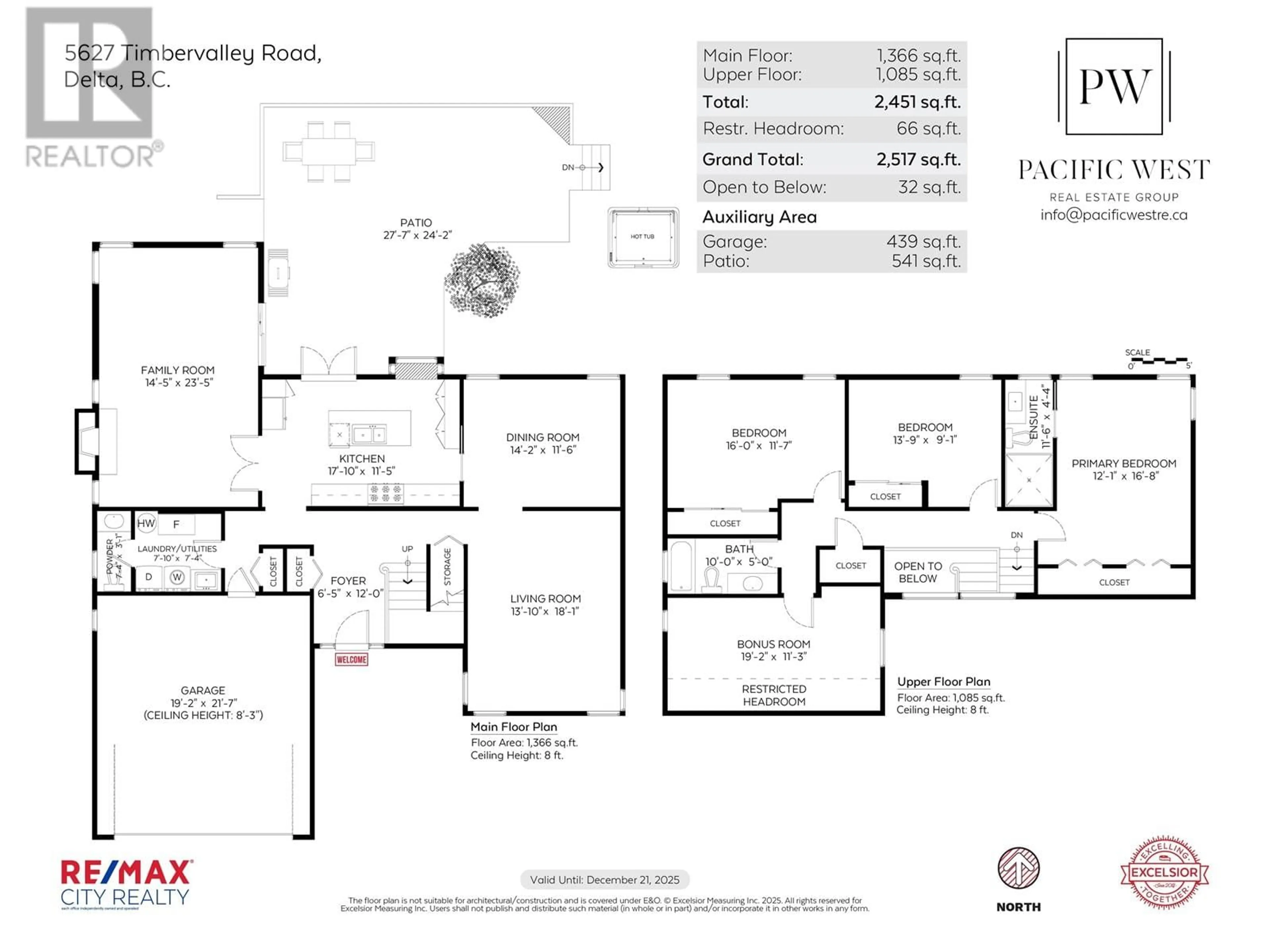 Floor plan for 5627 TIMBERVALLEY ROAD, Delta British Columbia V4L2E7