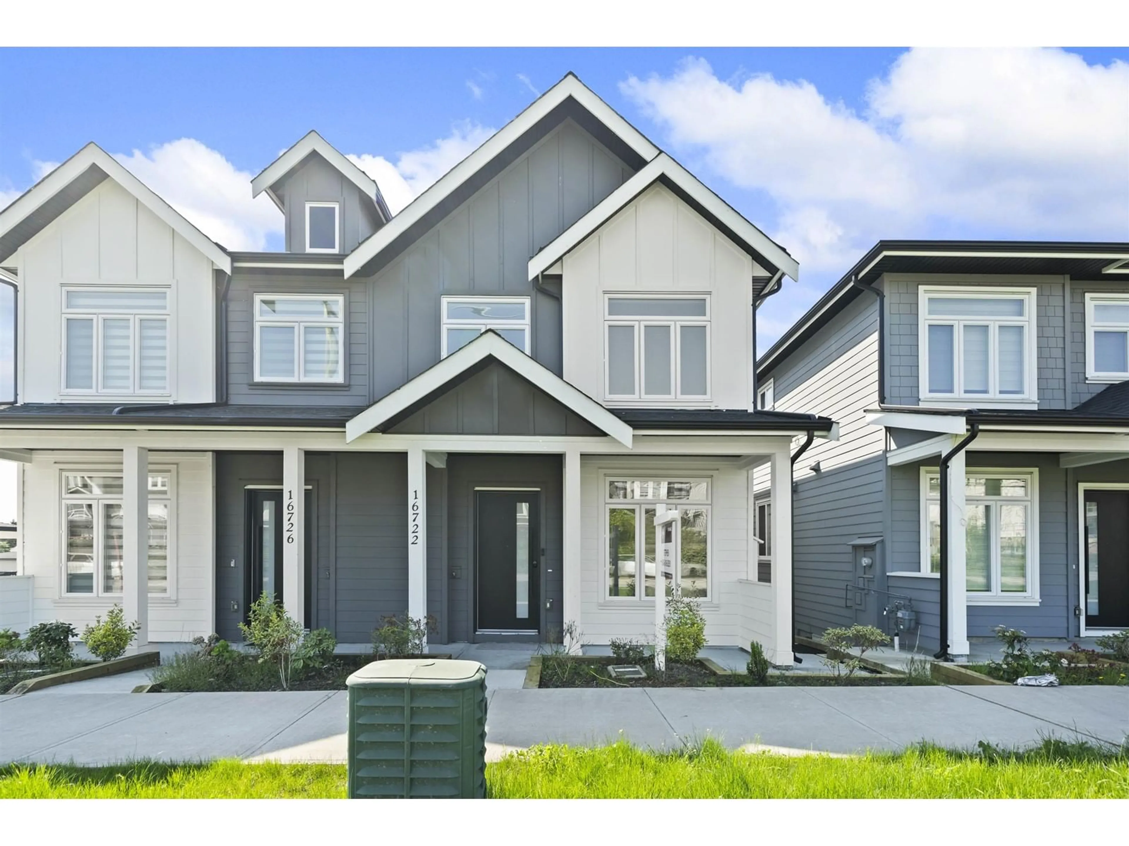 Home with vinyl exterior material, street for 16722 16, Surrey British Columbia V3S9X7