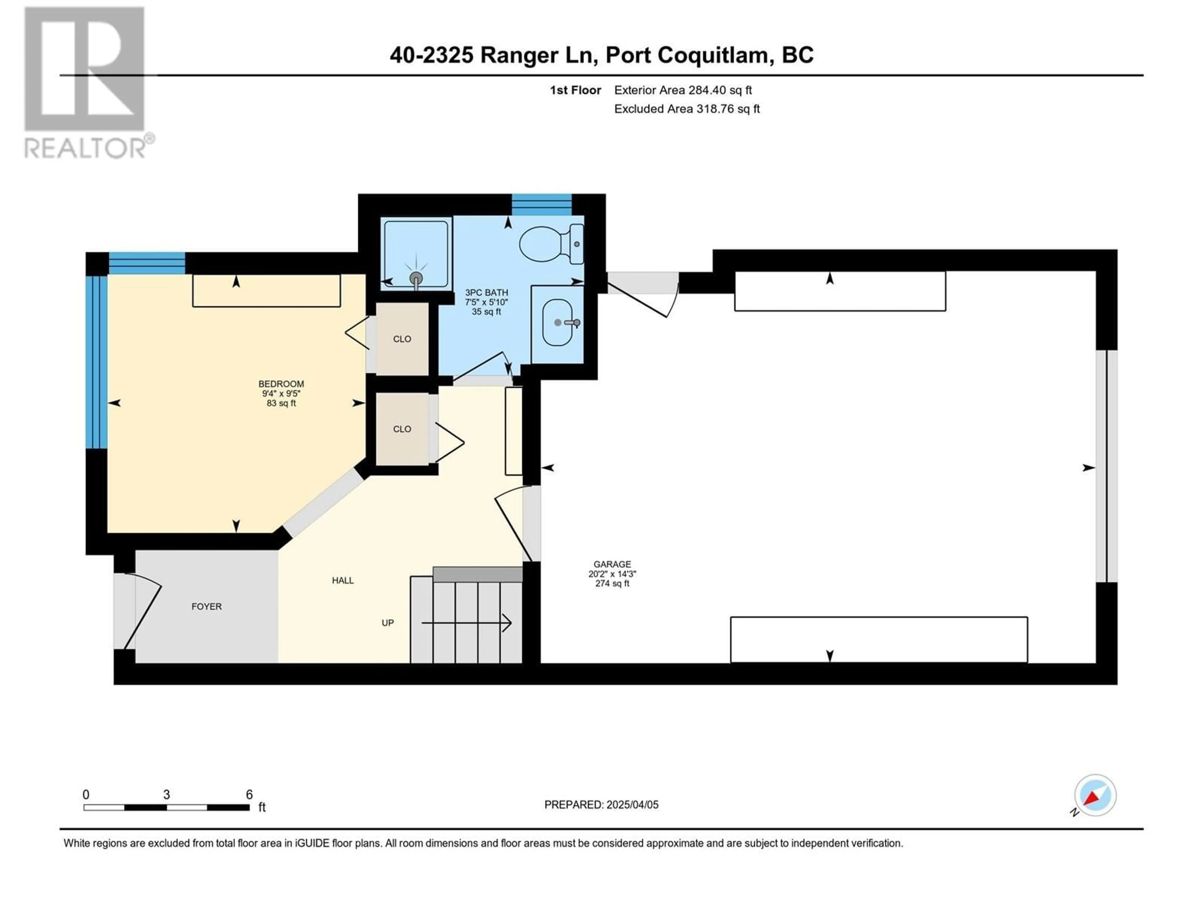 Floor plan for 40 - 2325 RANGER LANE, Port Coquitlam British Columbia V3B0K7