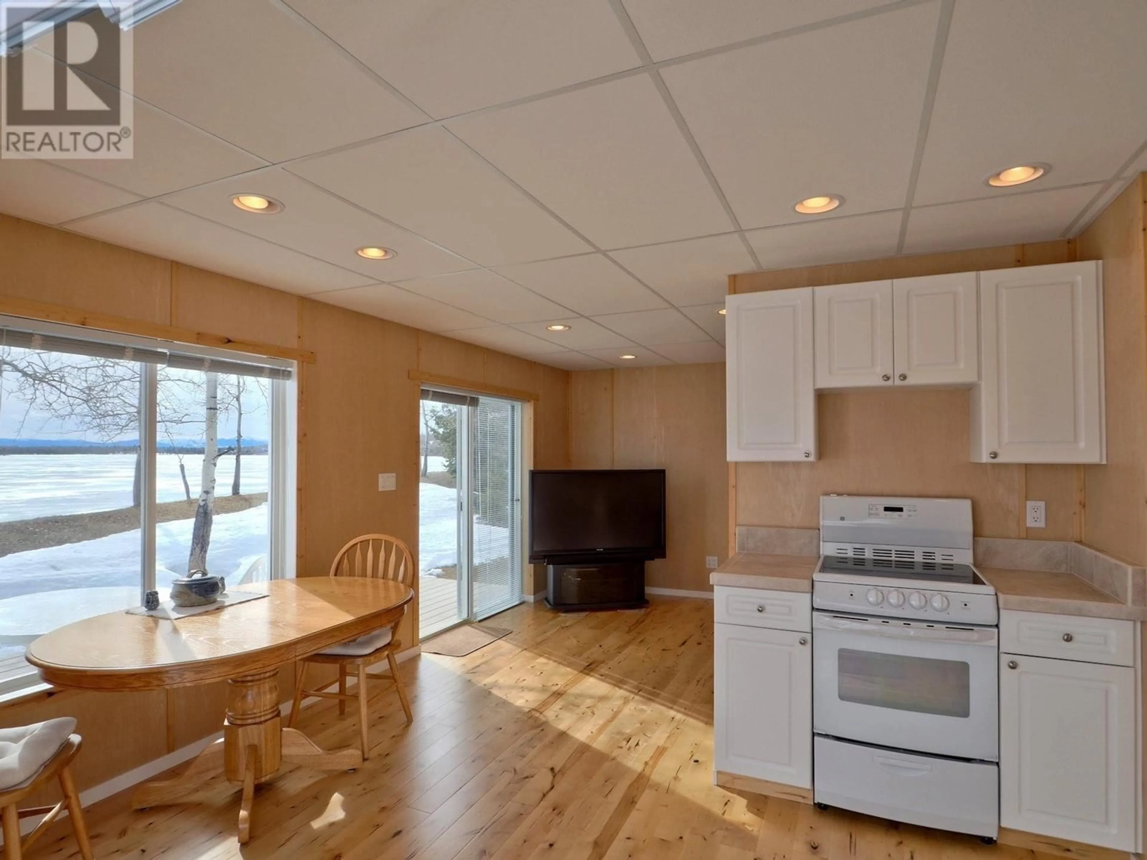 Open concept kitchen, wood/laminate floor for LOT 1 GREEN LAKE ROAD, Green Lake British Columbia V0K2K1