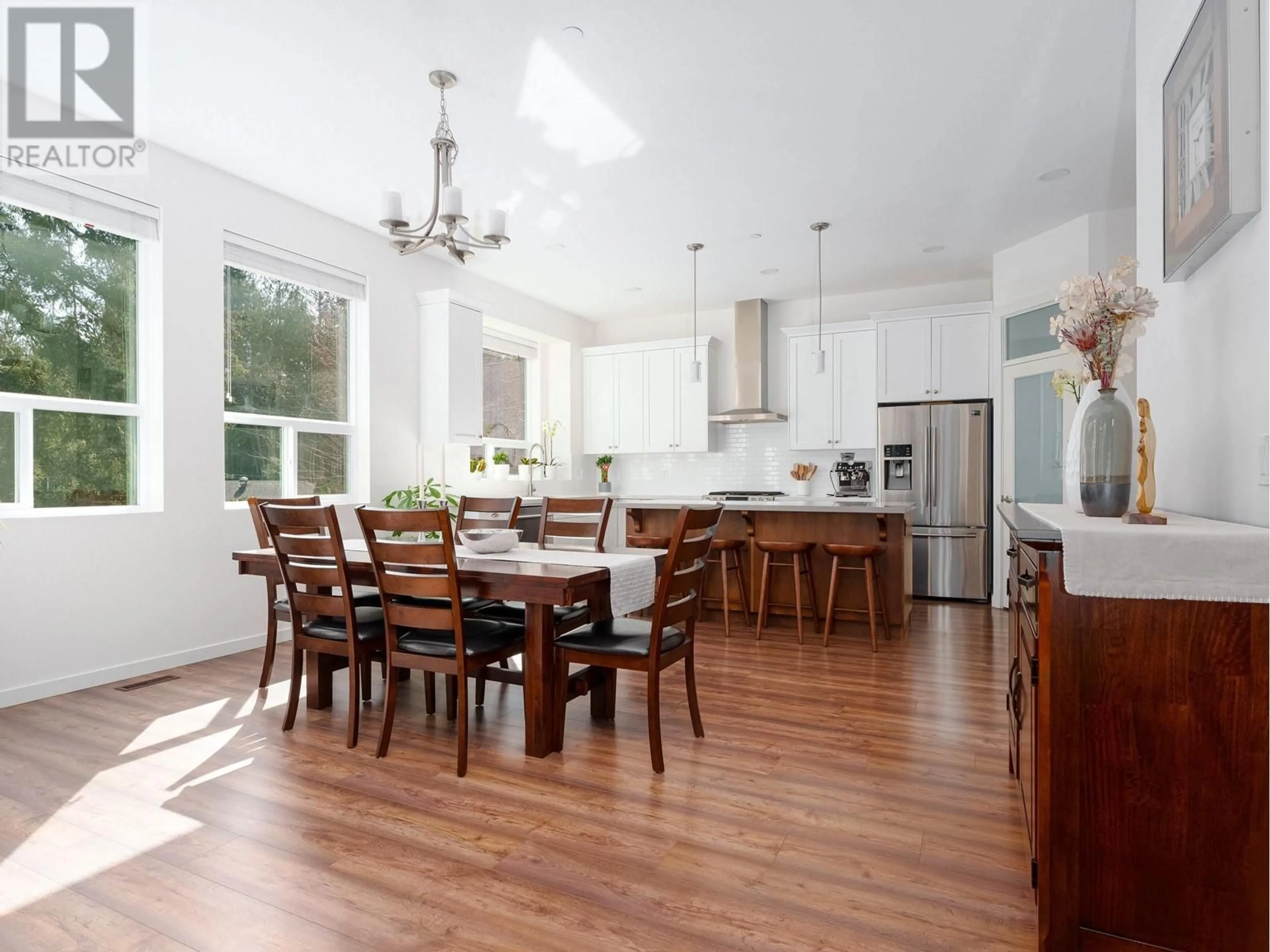 Open concept kitchen, wood/laminate floor for 24022 127B AVENUE, Maple Ridge British Columbia V4R0G7