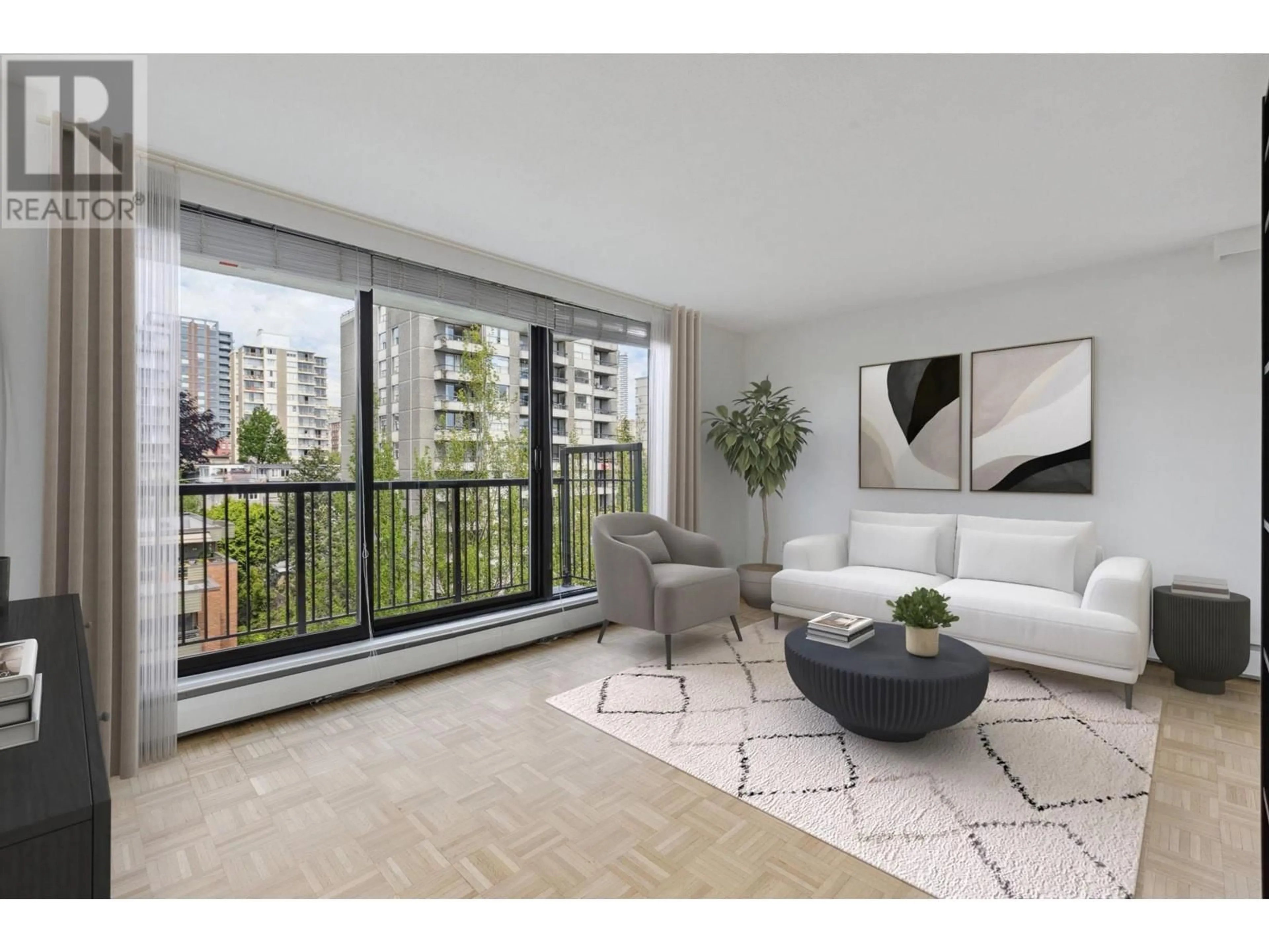 Living room with furniture, unknown for 804 - 1330 HARWOOD STREET, Vancouver British Columbia V6E1S8