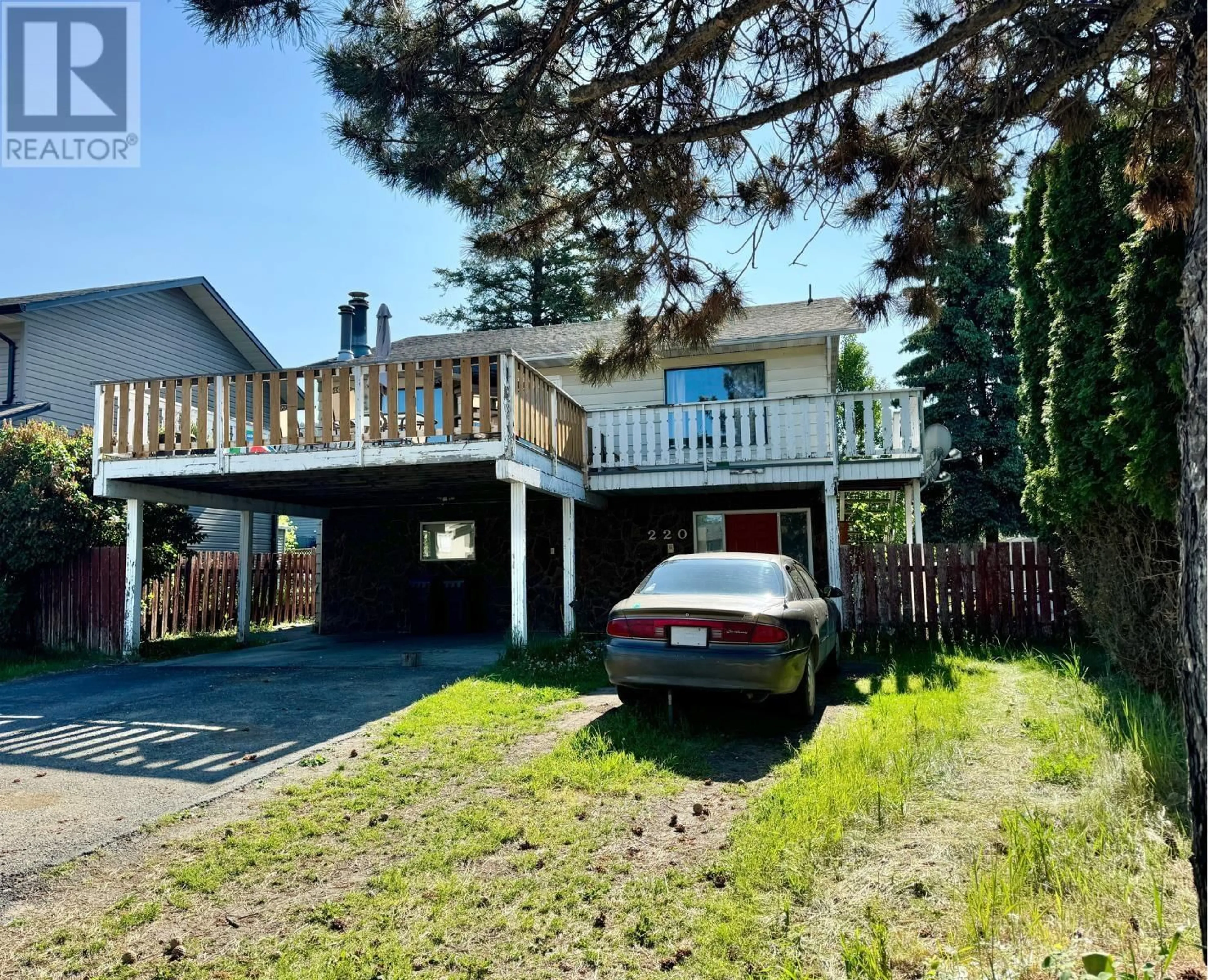 A pic from outside/outdoor area/front of a property/back of a property/a pic from drone, unknown for 220 LITZENBURG CRESCENT, Williams Lake British Columbia V2G4G6