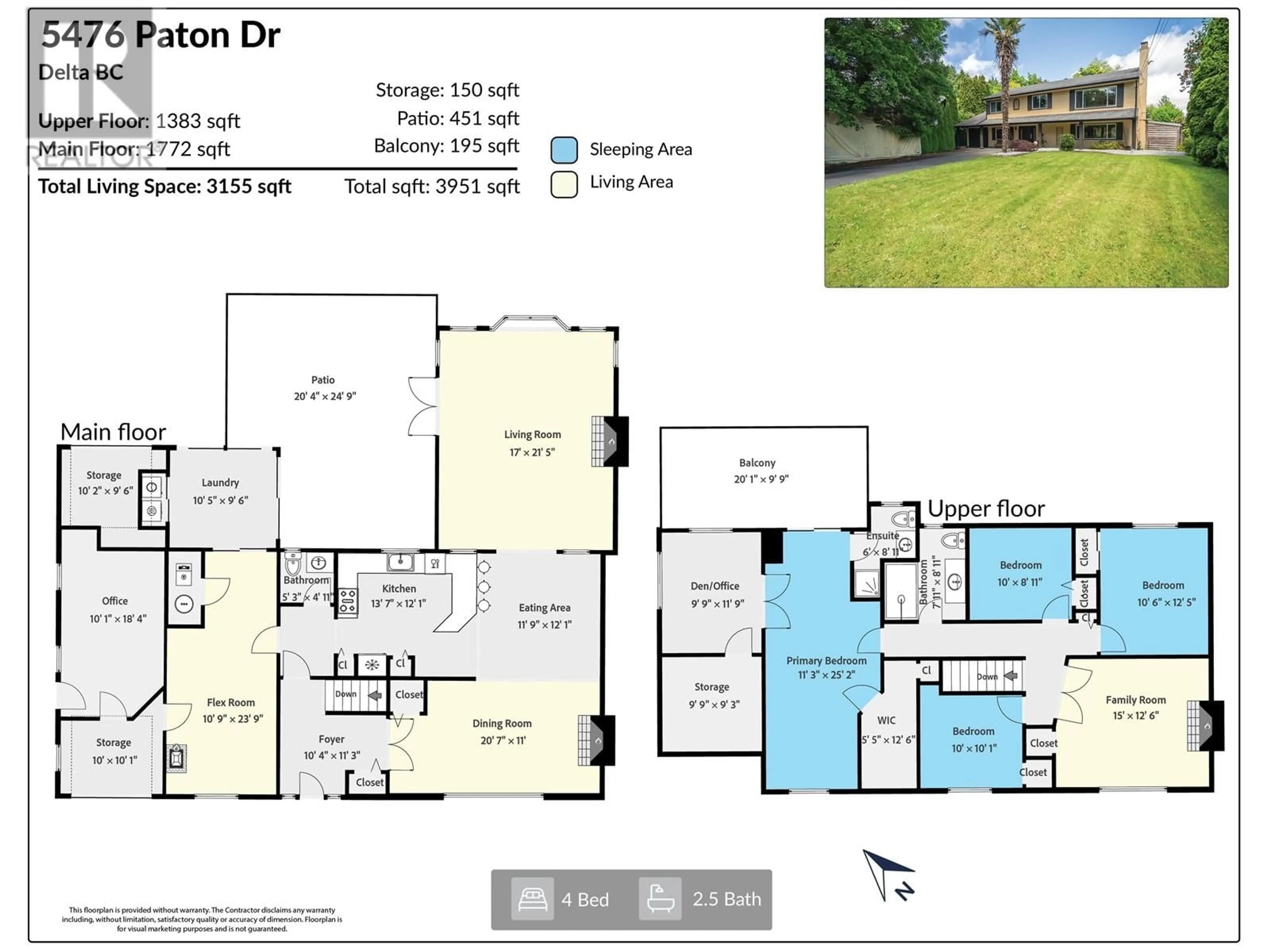 Floor plan for 5476 PATON DRIVE, Delta British Columbia V4K2G3