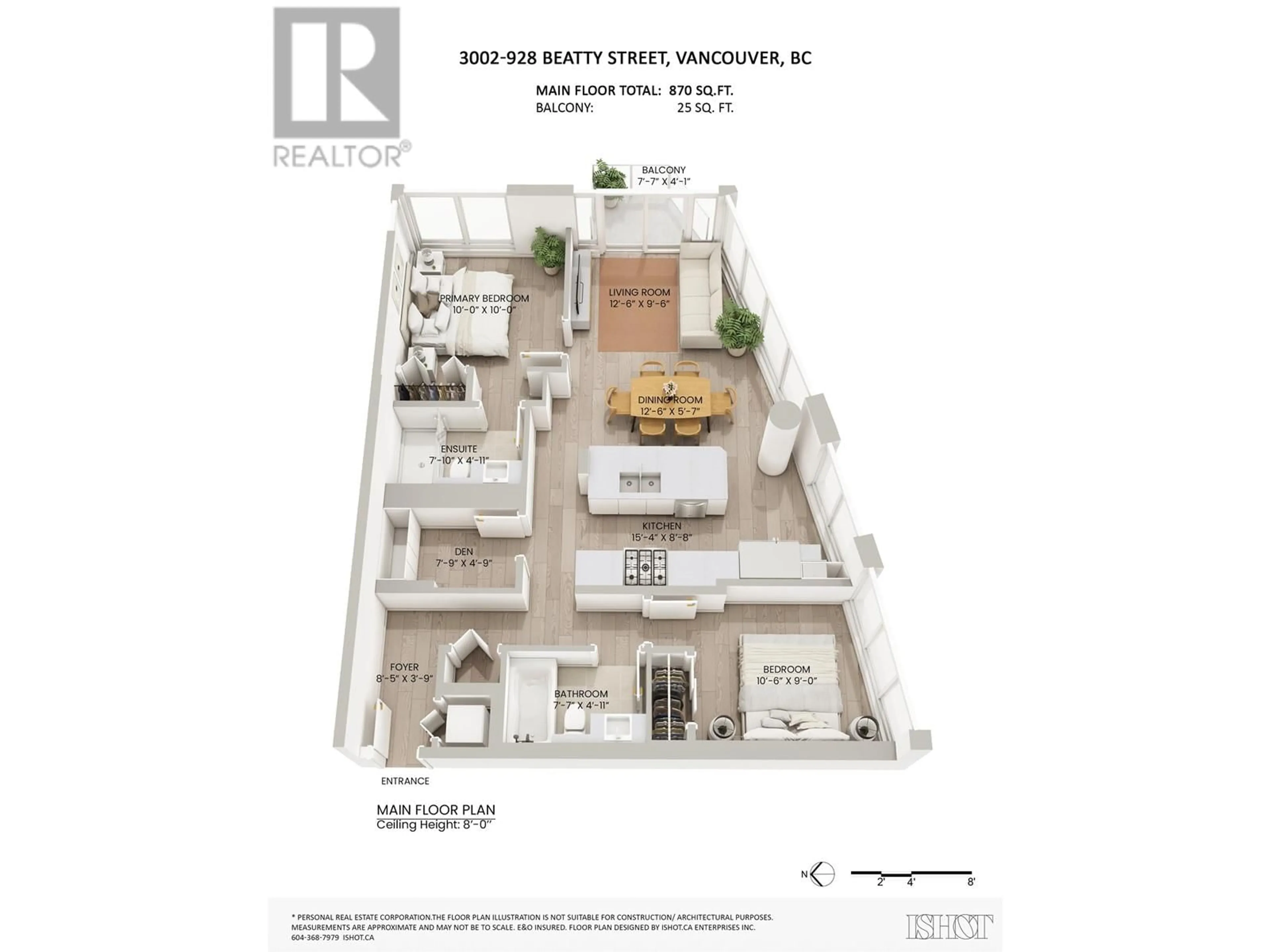 Floor plan for 3002 - 928 BEATTY STREET, Vancouver British Columbia V6Z3G6
