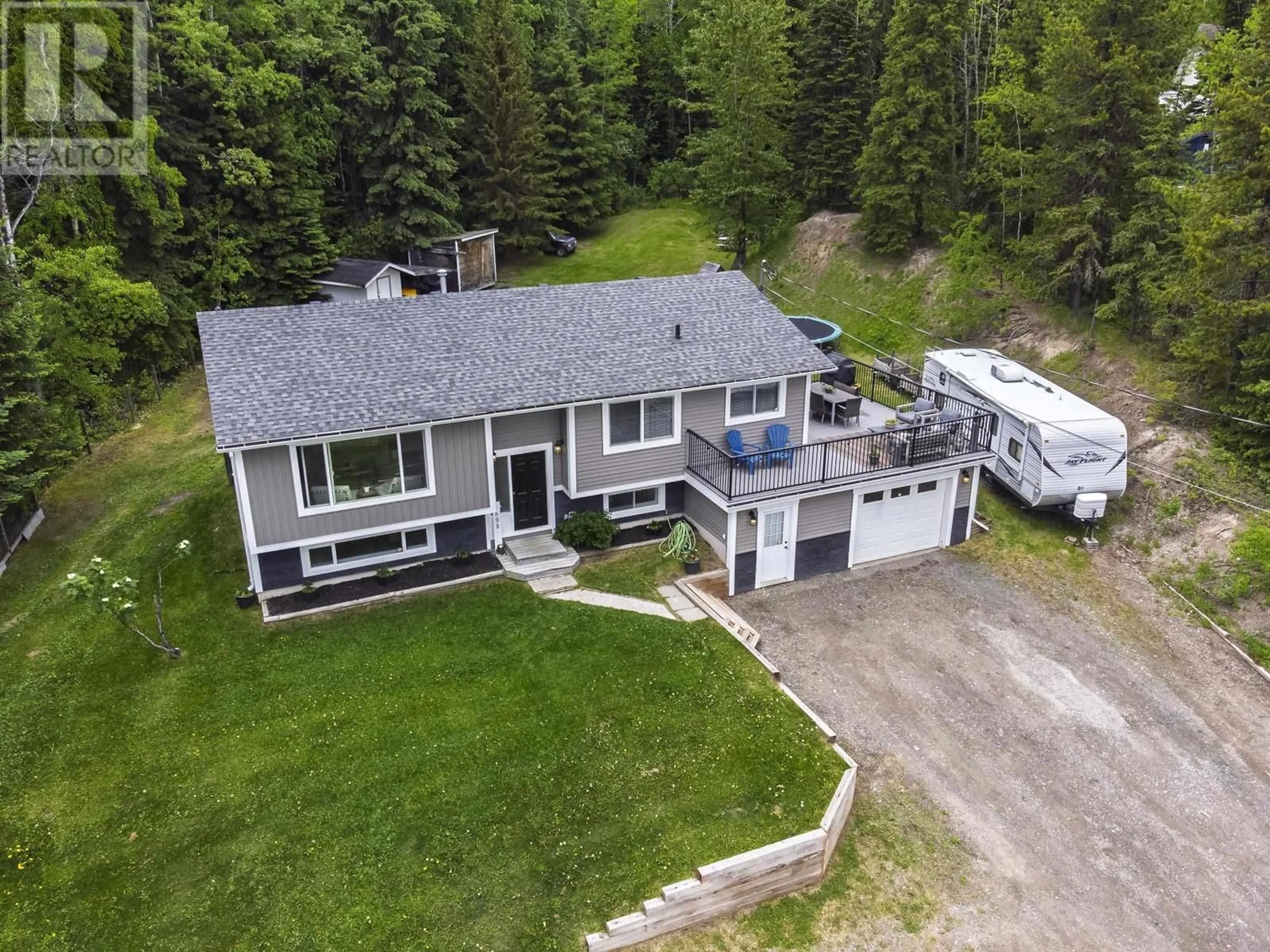 A pic from outside/outdoor area/front of a property/back of a property/a pic from drone, unknown for 1899 SOMMERVILLE ROAD, Prince George British Columbia V2N6T6