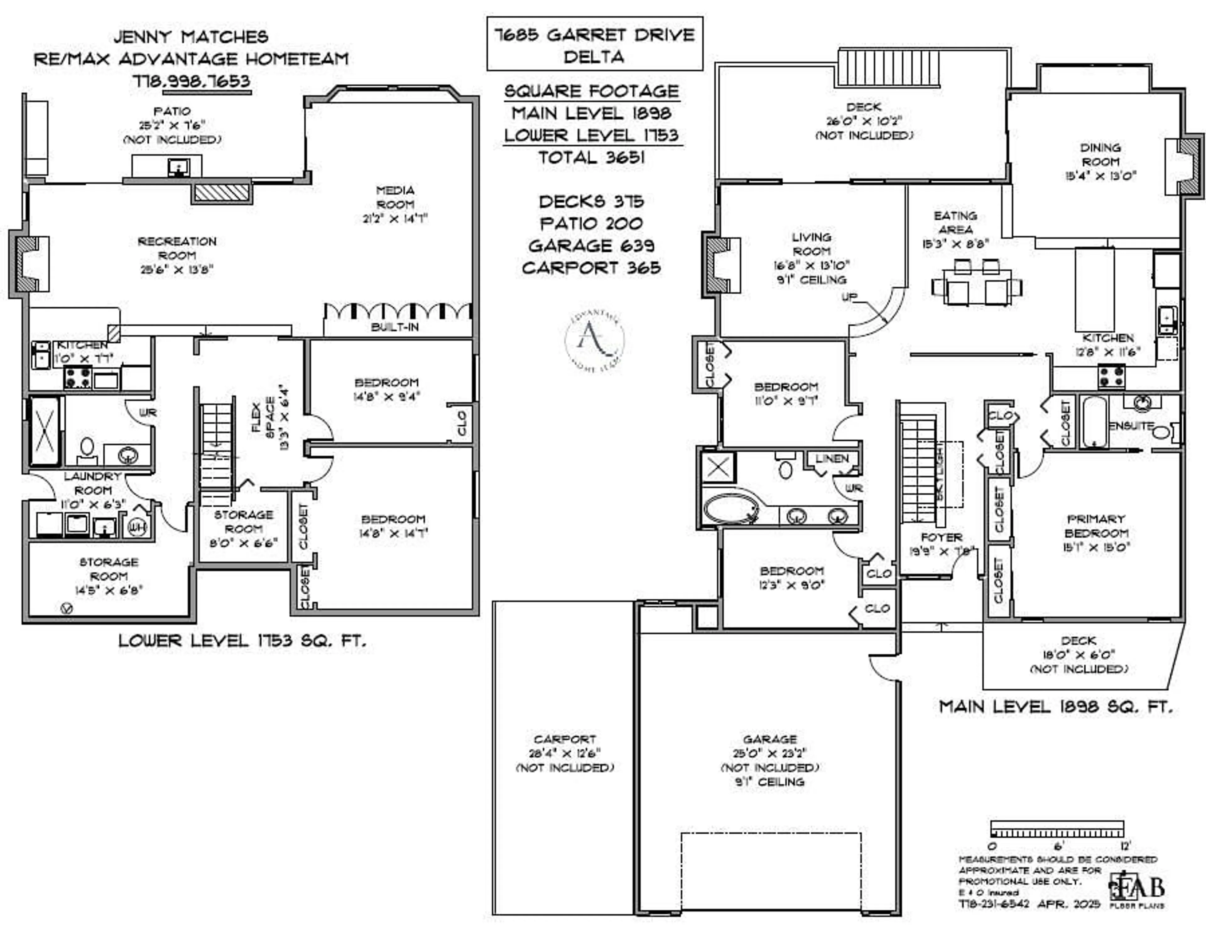 Floor plan for 7685 GARRETT, Delta British Columbia V4C7P3