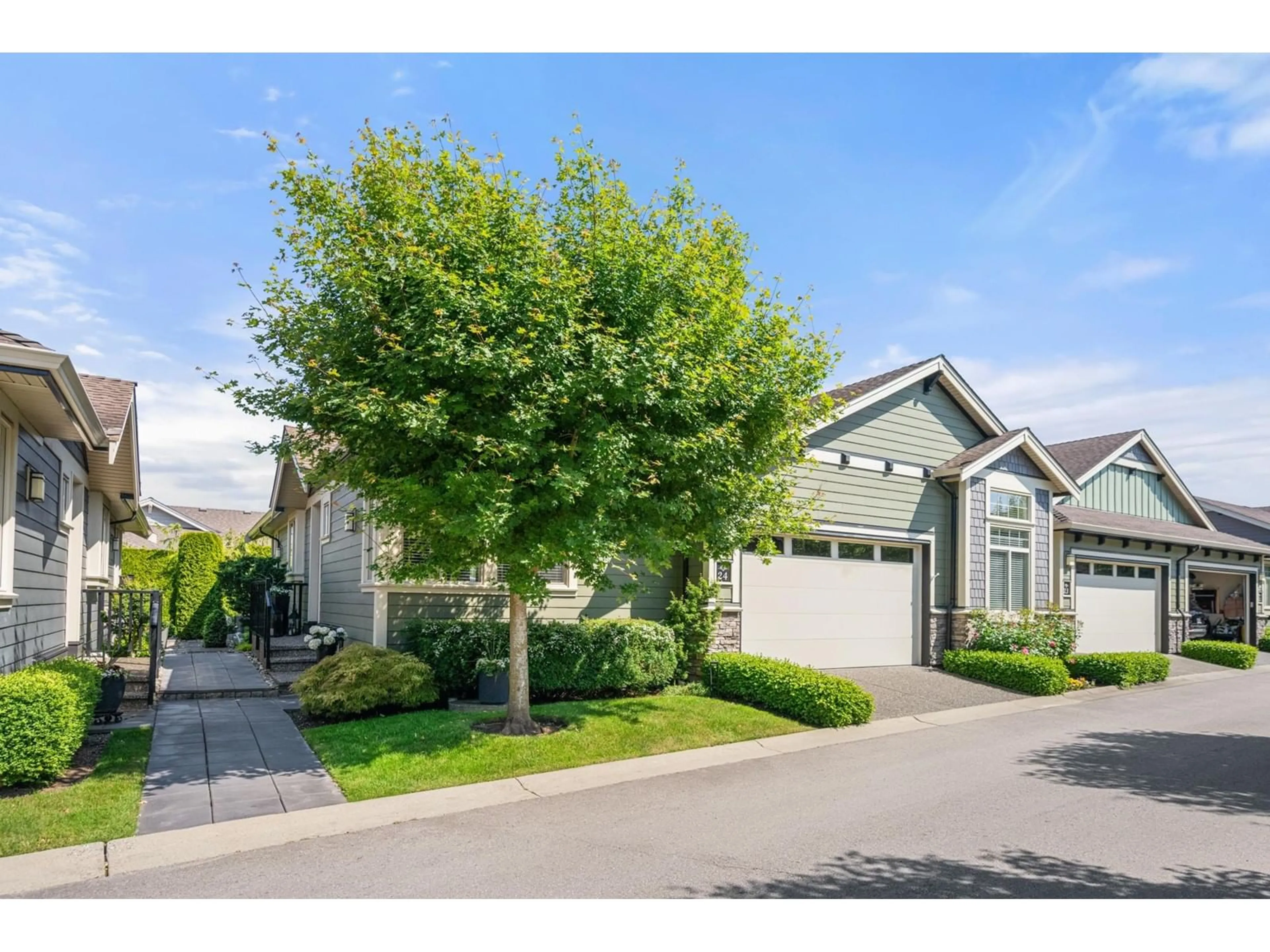 A pic from outside/outdoor area/front of a property/back of a property/a pic from drone, street for 24 - 350 174, Surrey British Columbia V3Z2N8