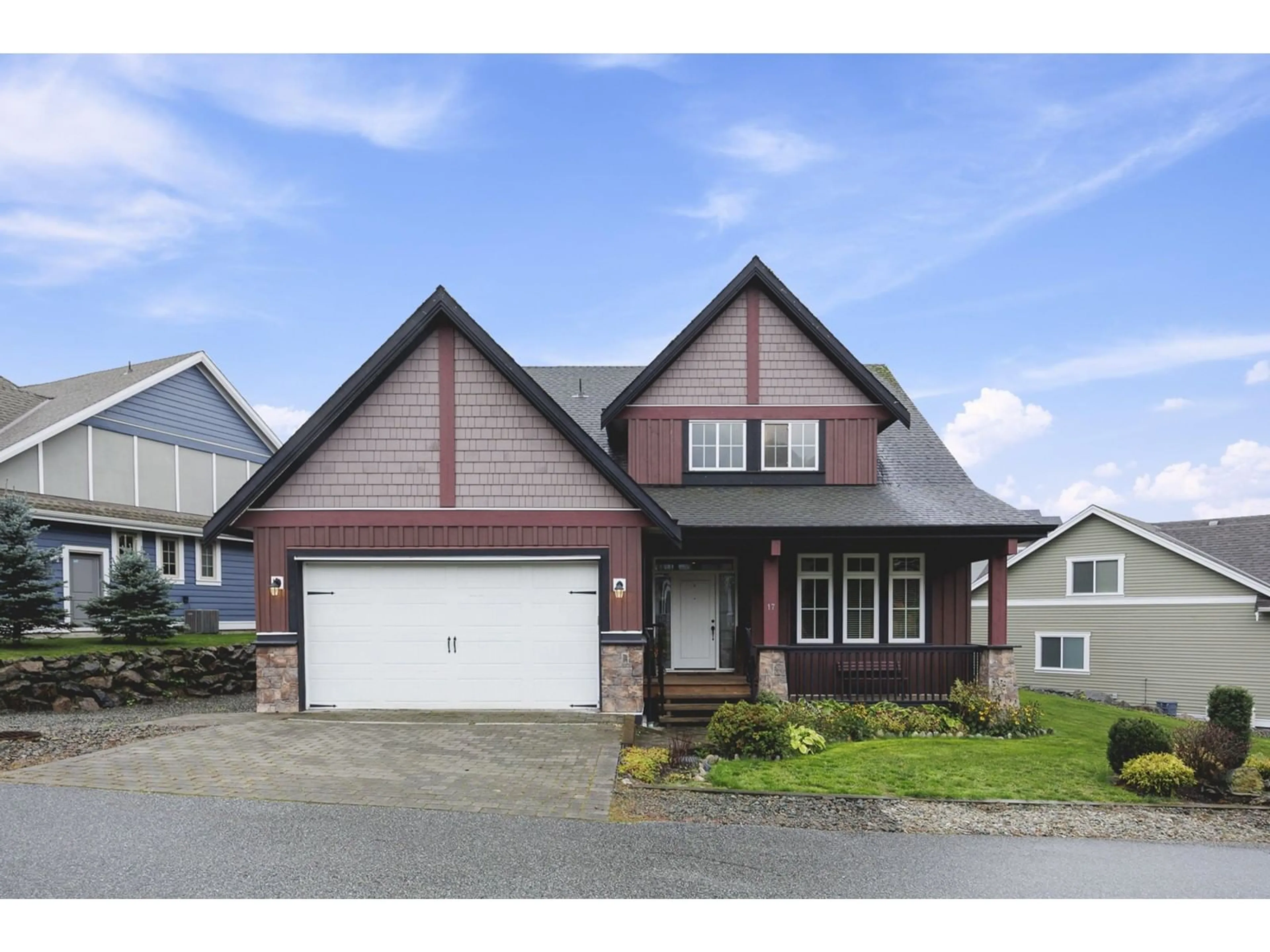 Home with vinyl exterior material, street for 17 - 1911 WOODSIDE BOULEVARD, Agassiz British Columbia V0M1A1