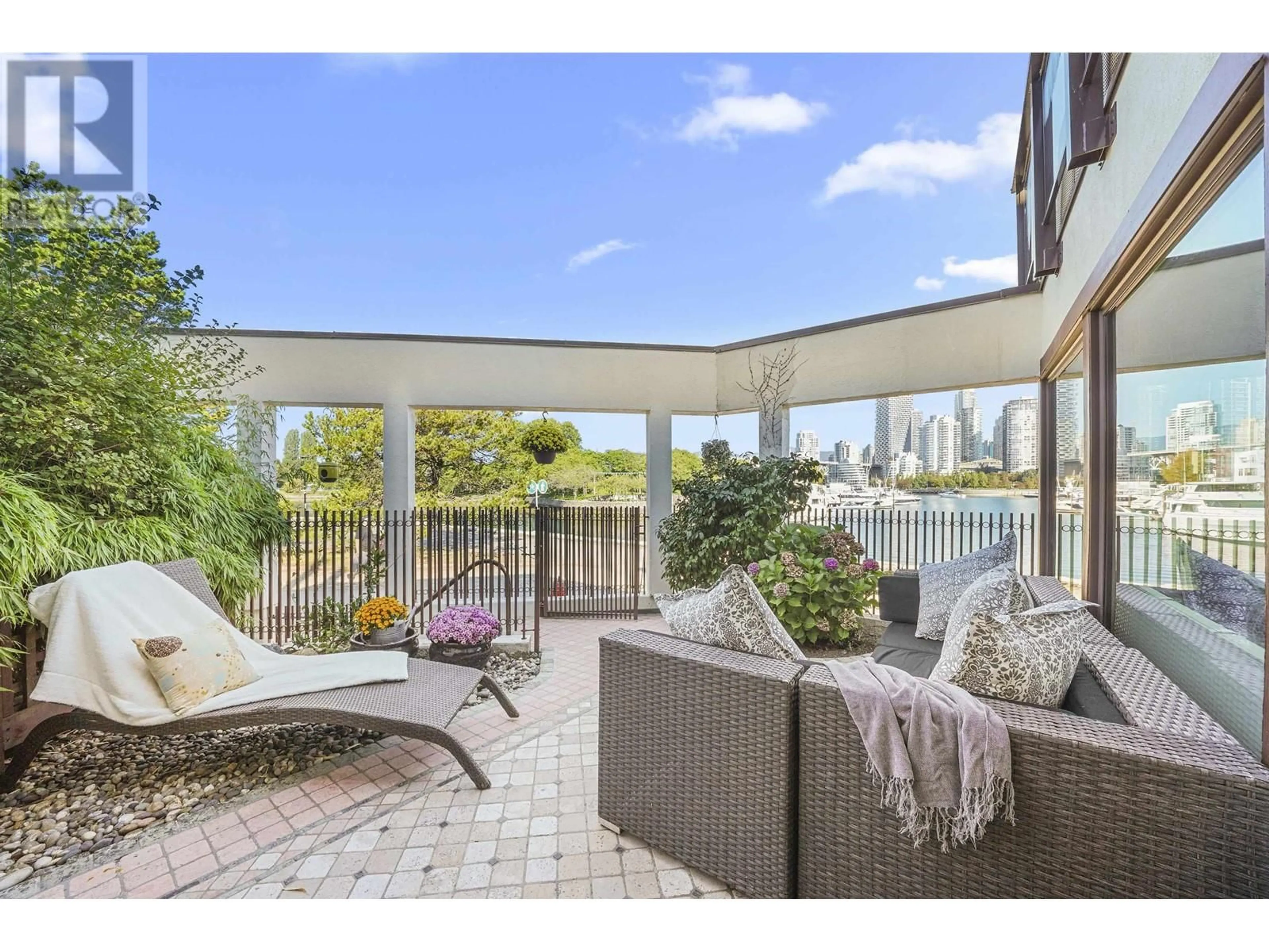 Patio, water/lake/river/ocean view for 1130 IRONWORK PASSAGE, Vancouver British Columbia V6H3P1