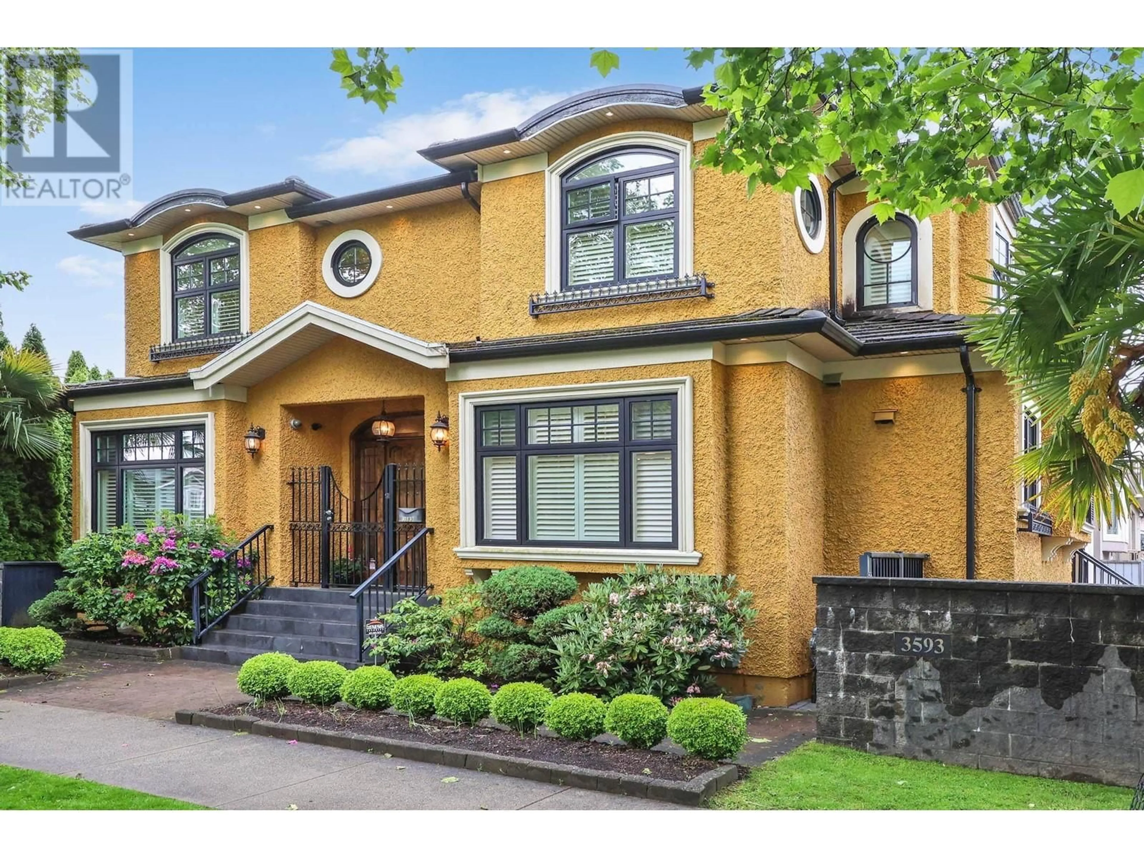 Home with brick exterior material, street for 3593 MACKENZIE STREET, Vancouver British Columbia V6L0A1