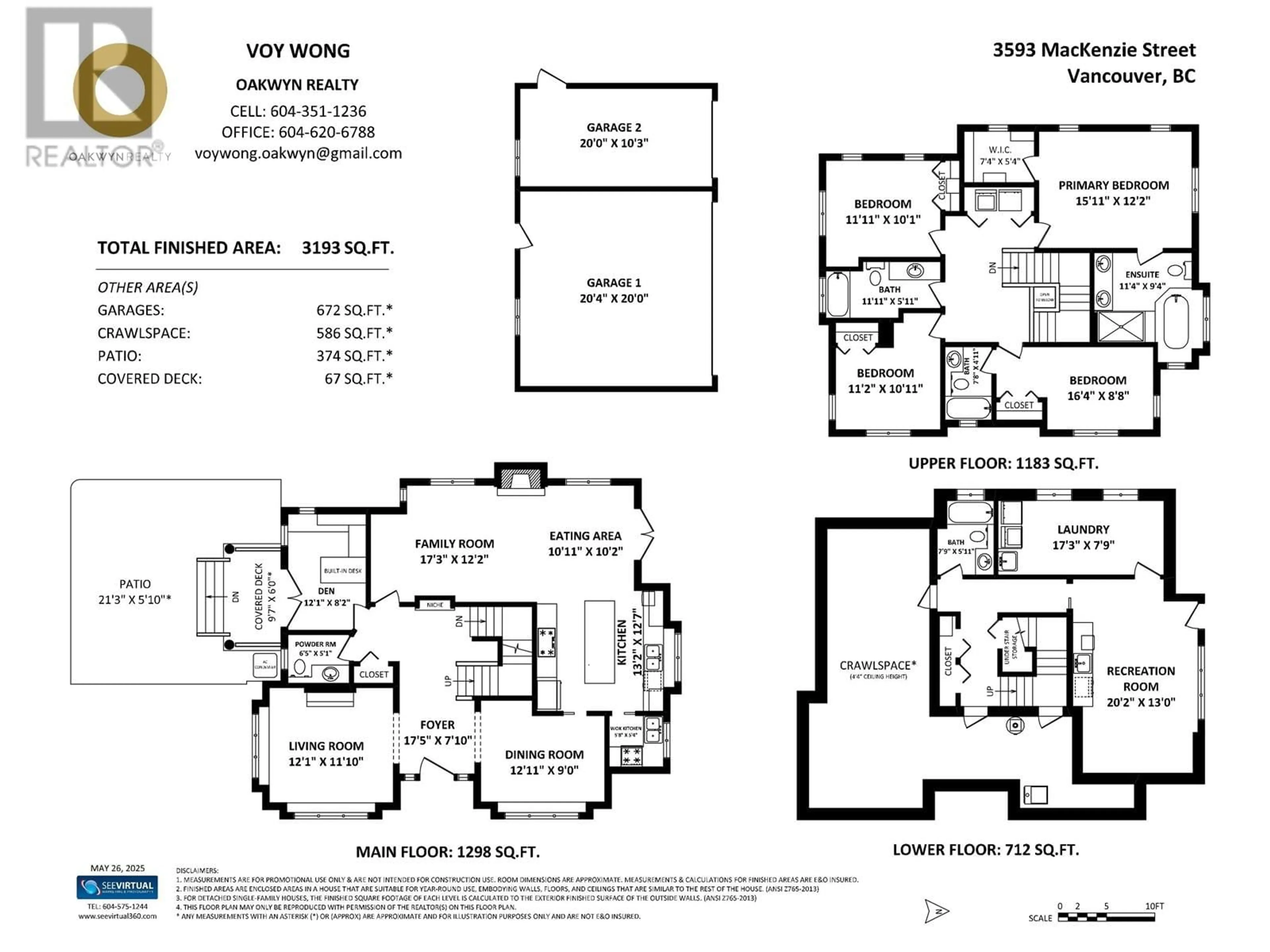 Floor plan for 3593 MACKENZIE STREET, Vancouver British Columbia V6L0A1