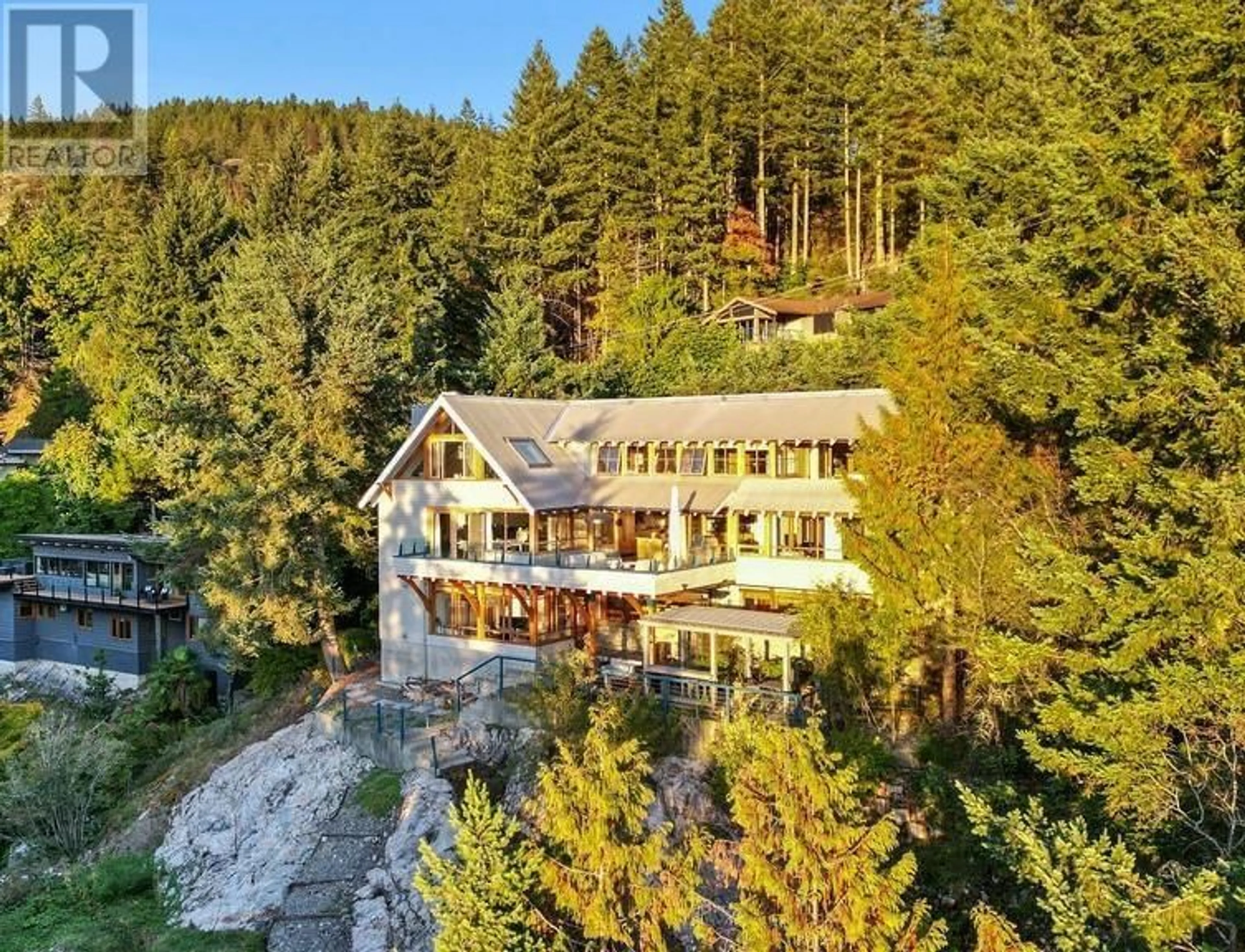 A pic from outside/outdoor area/front of a property/back of a property/a pic from drone, forest/trees view for 6072 EAGLERIDGE DRIVE, West Vancouver British Columbia V7W1W9