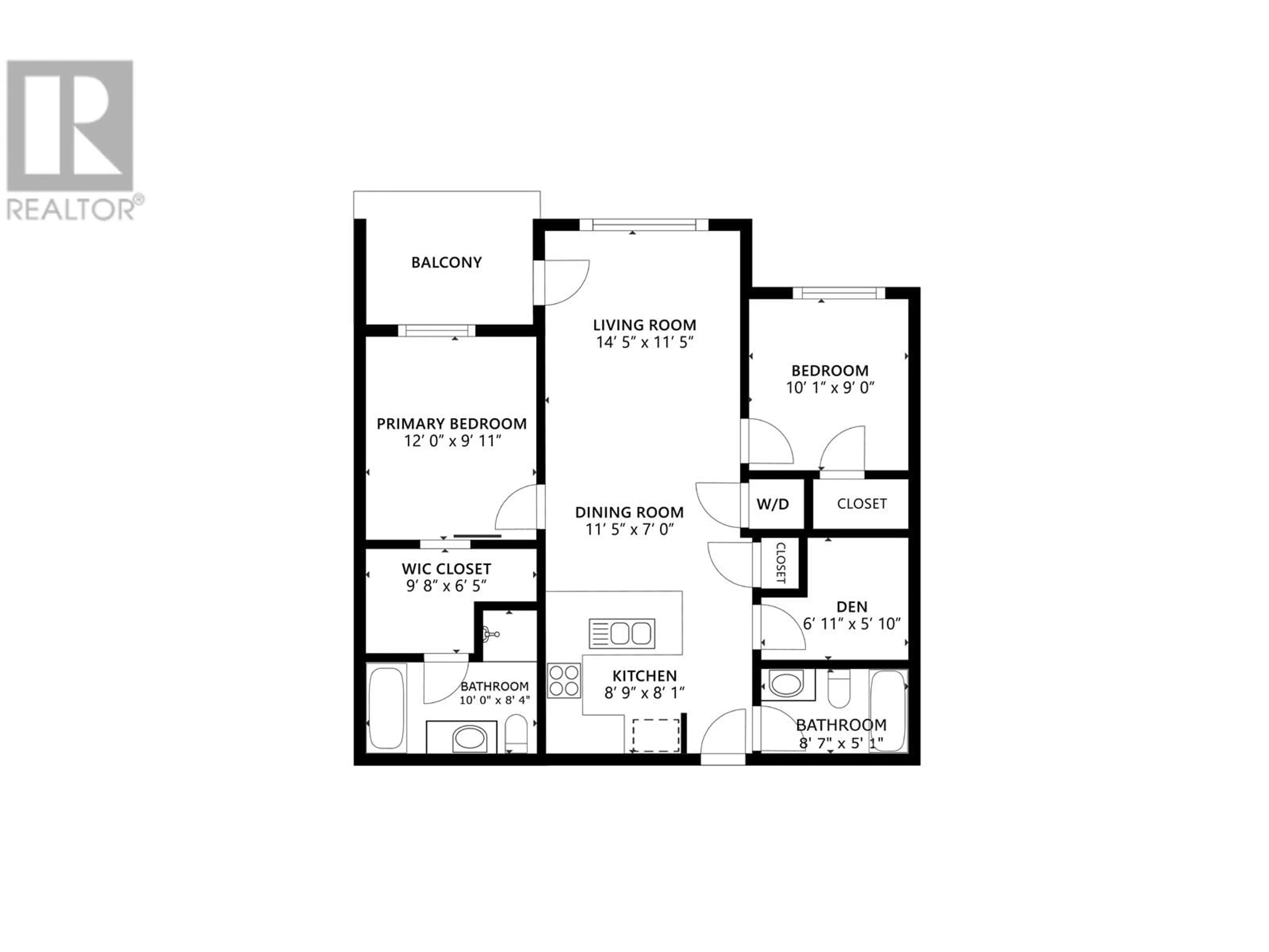 Floor plan for 306 - 1330 MARINE DRIVE, North Vancouver British Columbia V7P1T4