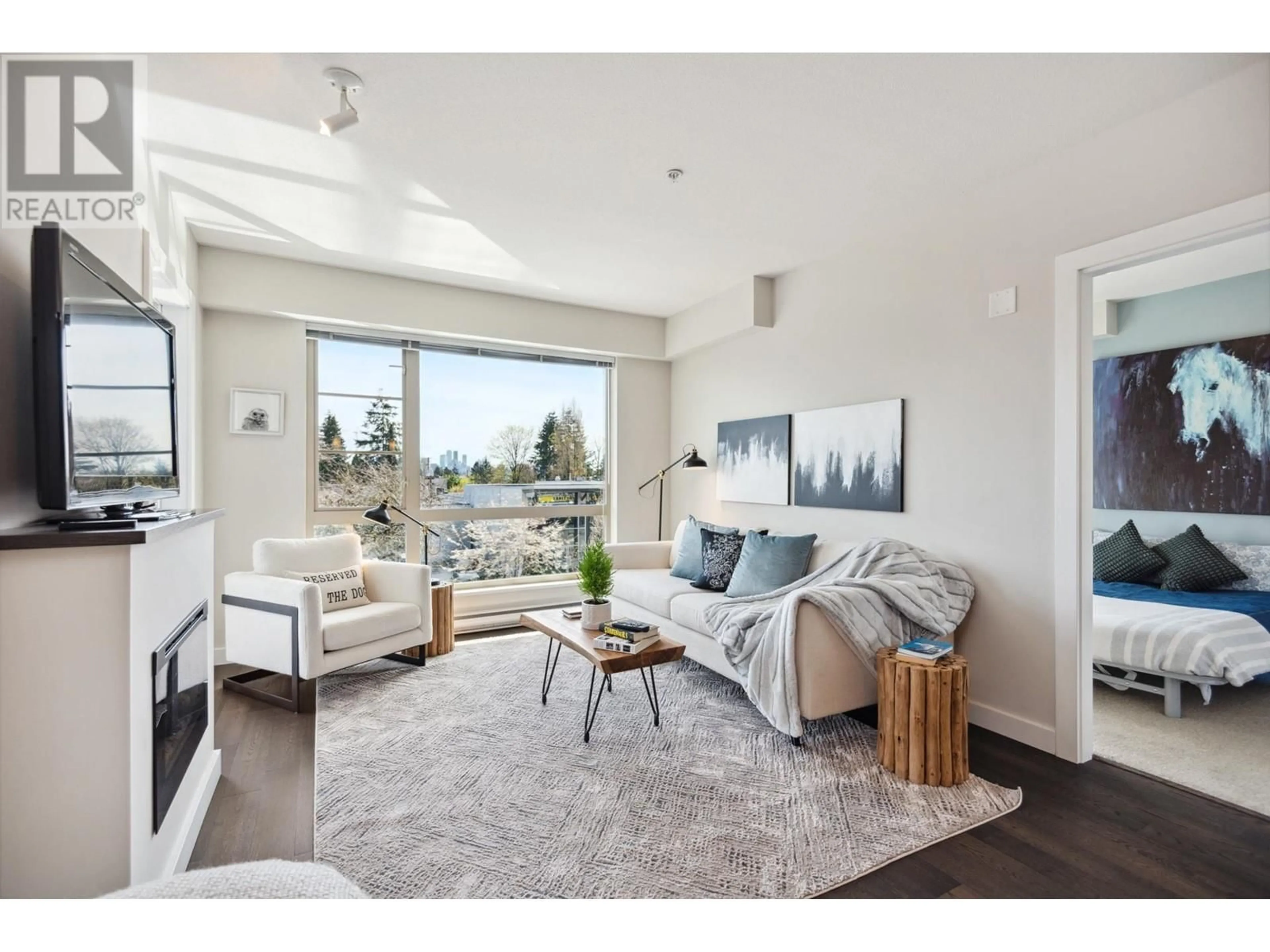 Living room with furniture, unknown for 306 - 1330 MARINE DRIVE, North Vancouver British Columbia V7P1T4