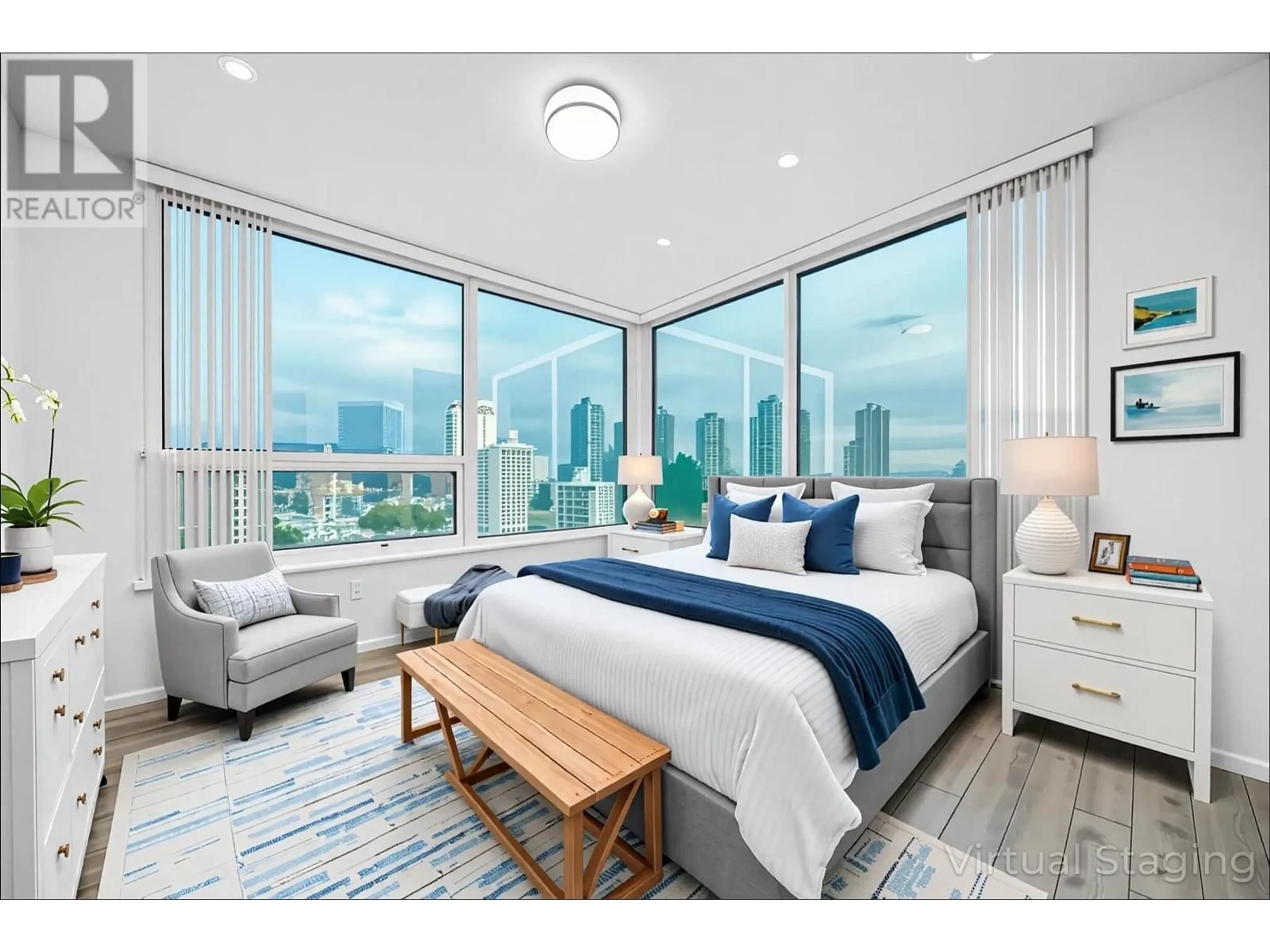 Bedroom with bed, unknown for 1809 - 6658 DOW AVENUE, Burnaby British Columbia V5H0C7