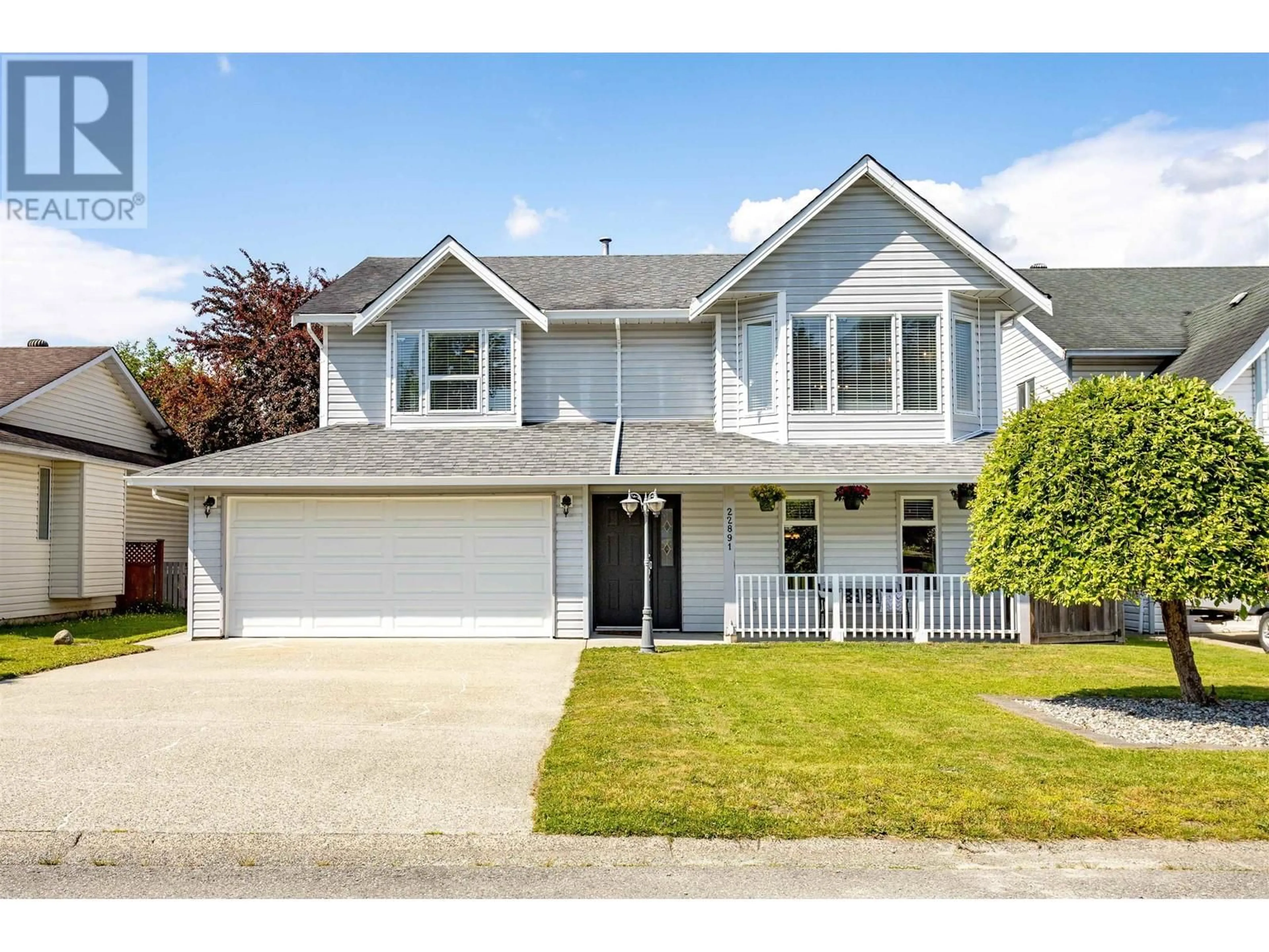 Home with vinyl exterior material, street for 22891 125A AVENUE, Maple Ridge British Columbia V2X0N3
