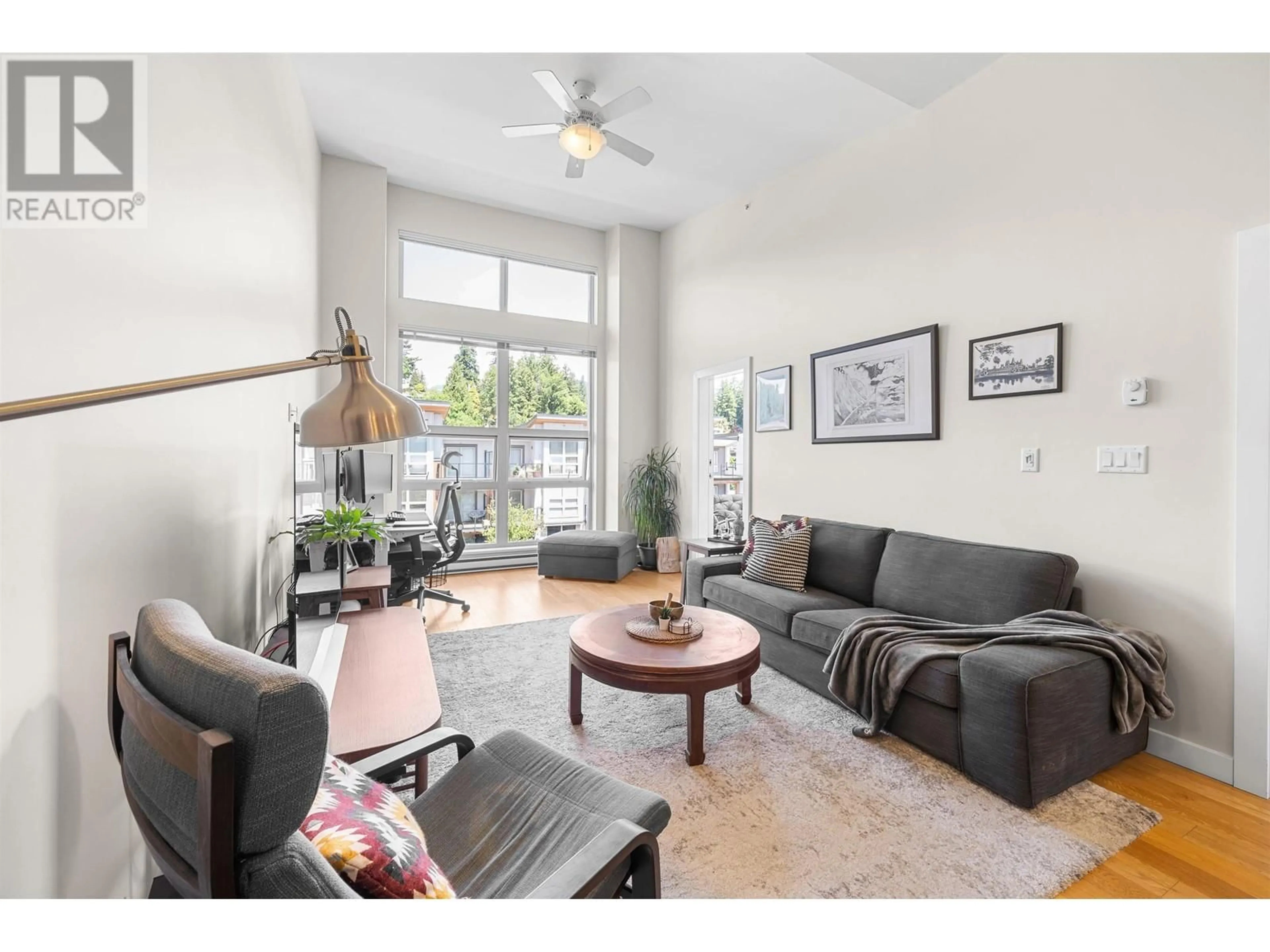 Living room with furniture, unknown for 402 - 1182 16TH STREET, North Vancouver British Columbia V7P0B3