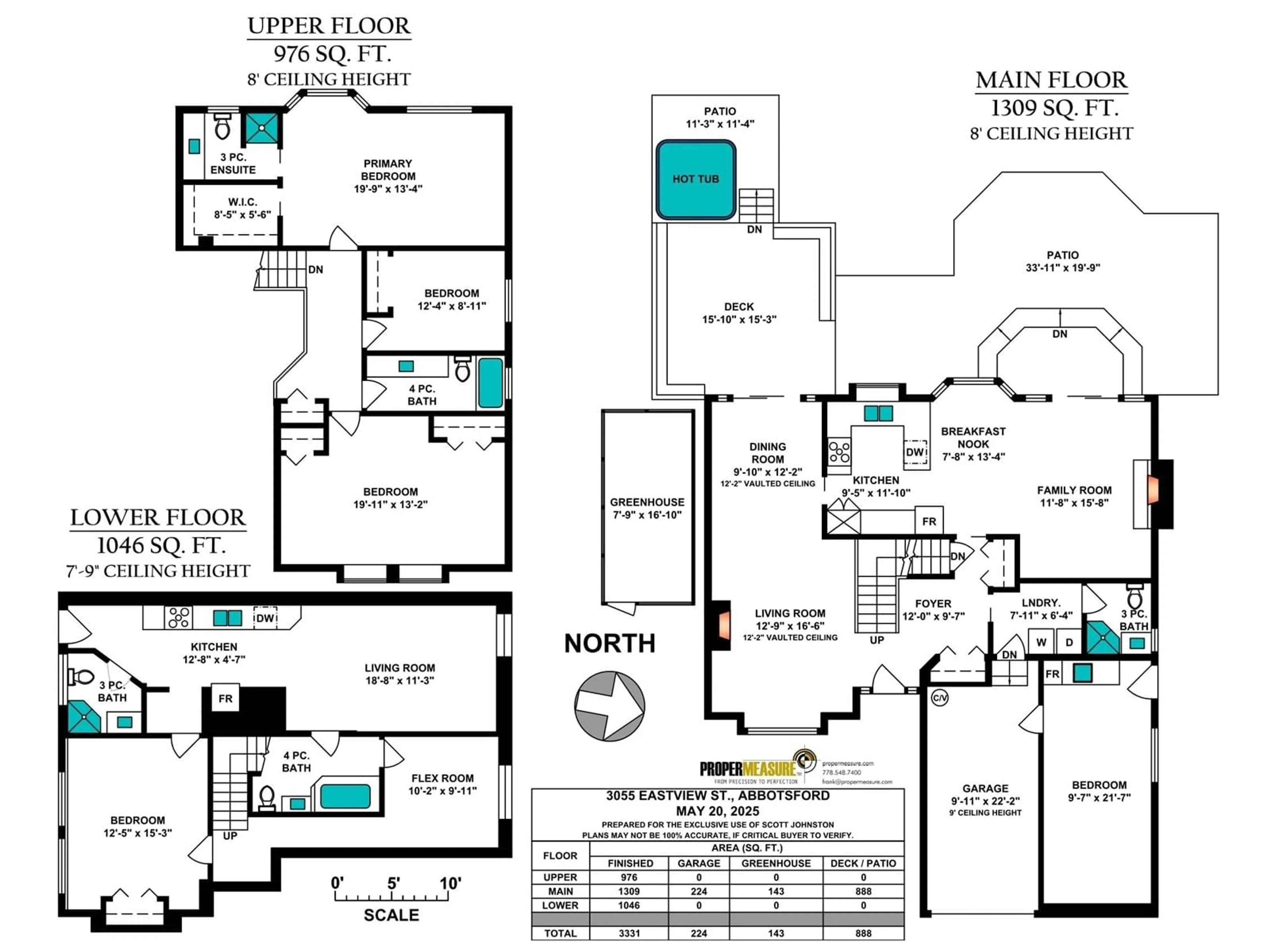 Floor plan for 3055 EASTVIEW, Abbotsford British Columbia V2S6W3