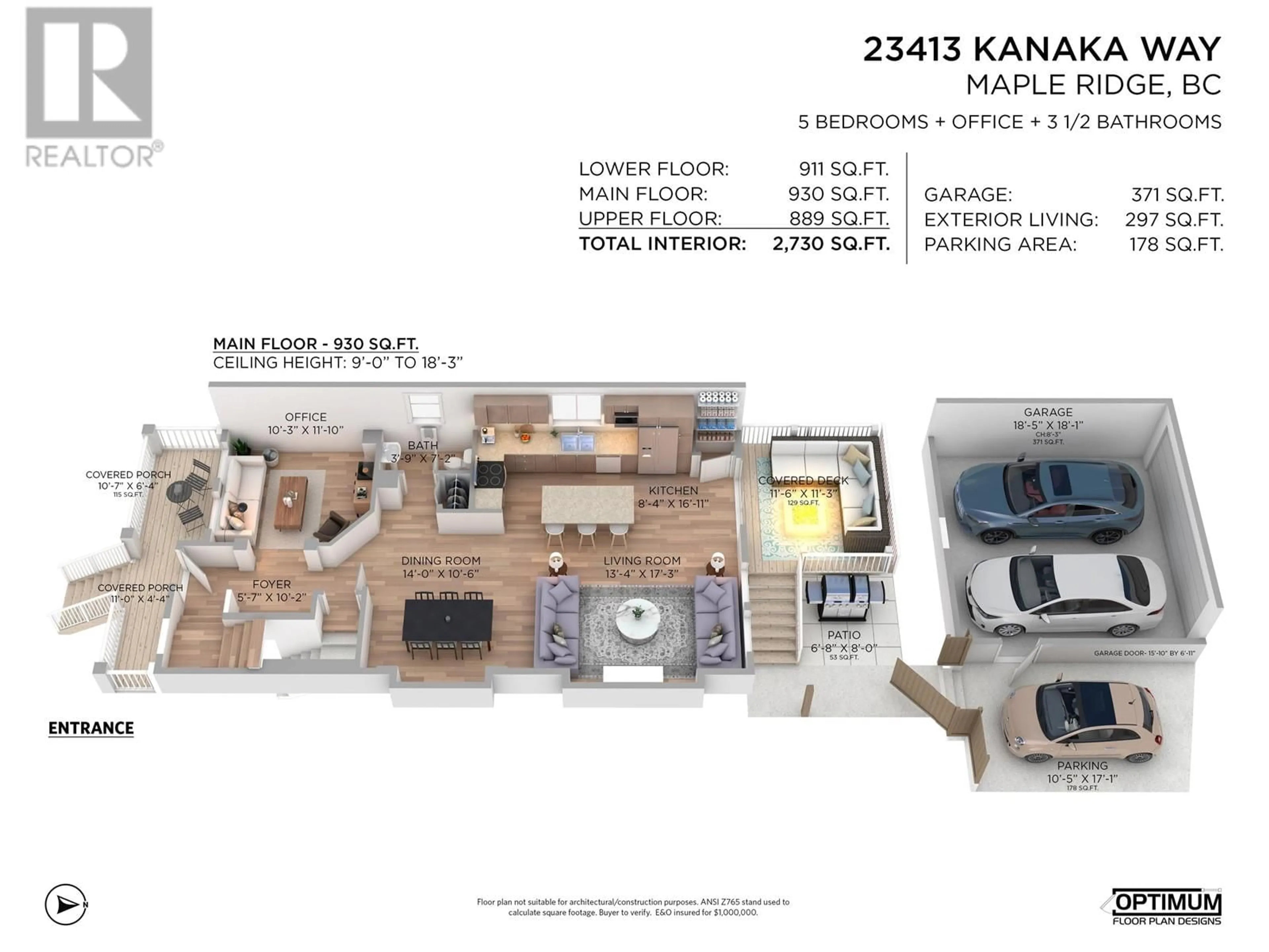 Floor plan for 23413 KANAKA WAY, Maple Ridge British Columbia V2W0B7