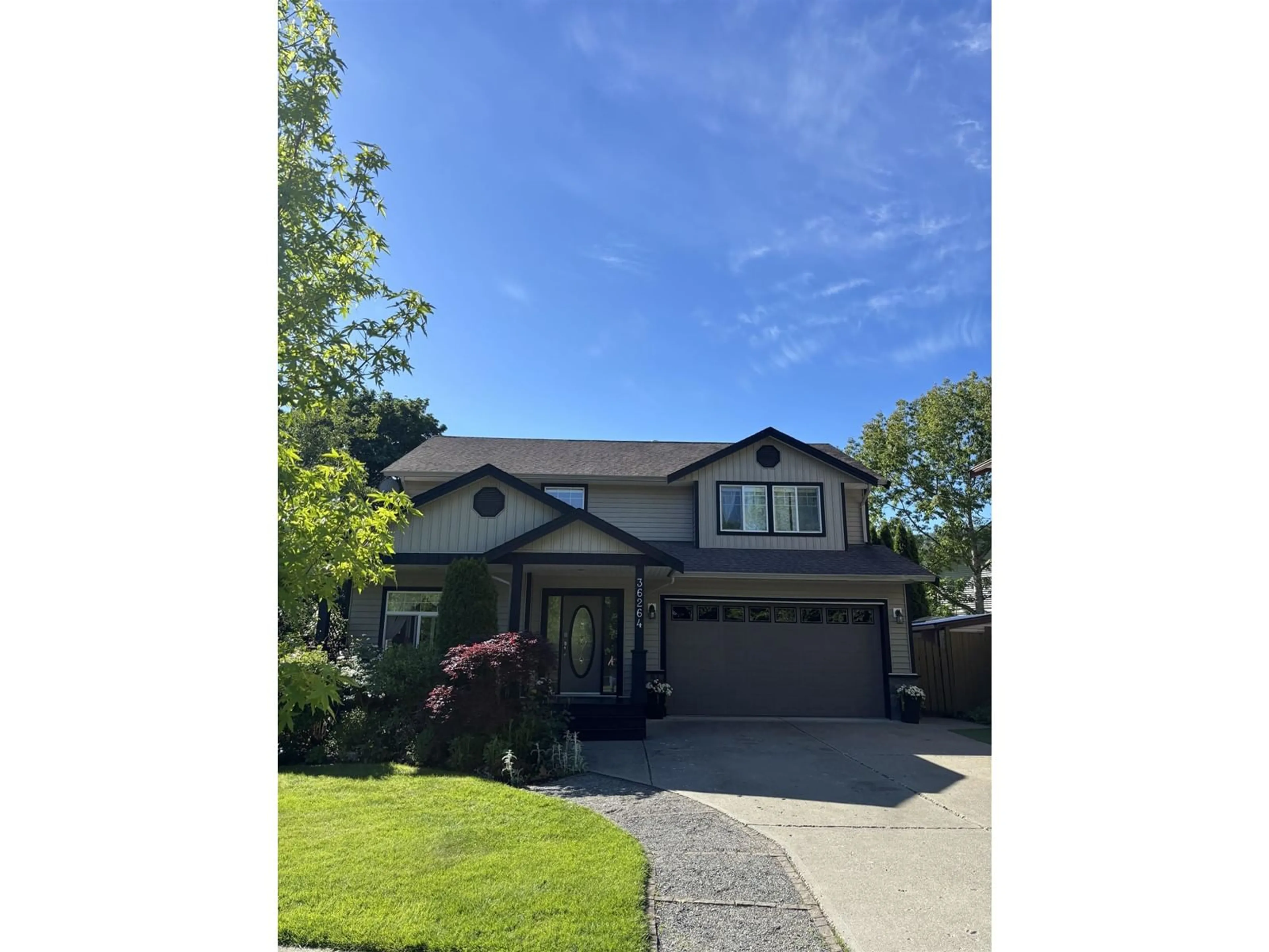 Home with vinyl exterior material, street for 36264 ATWOOD, Abbotsford British Columbia V3G2Y8