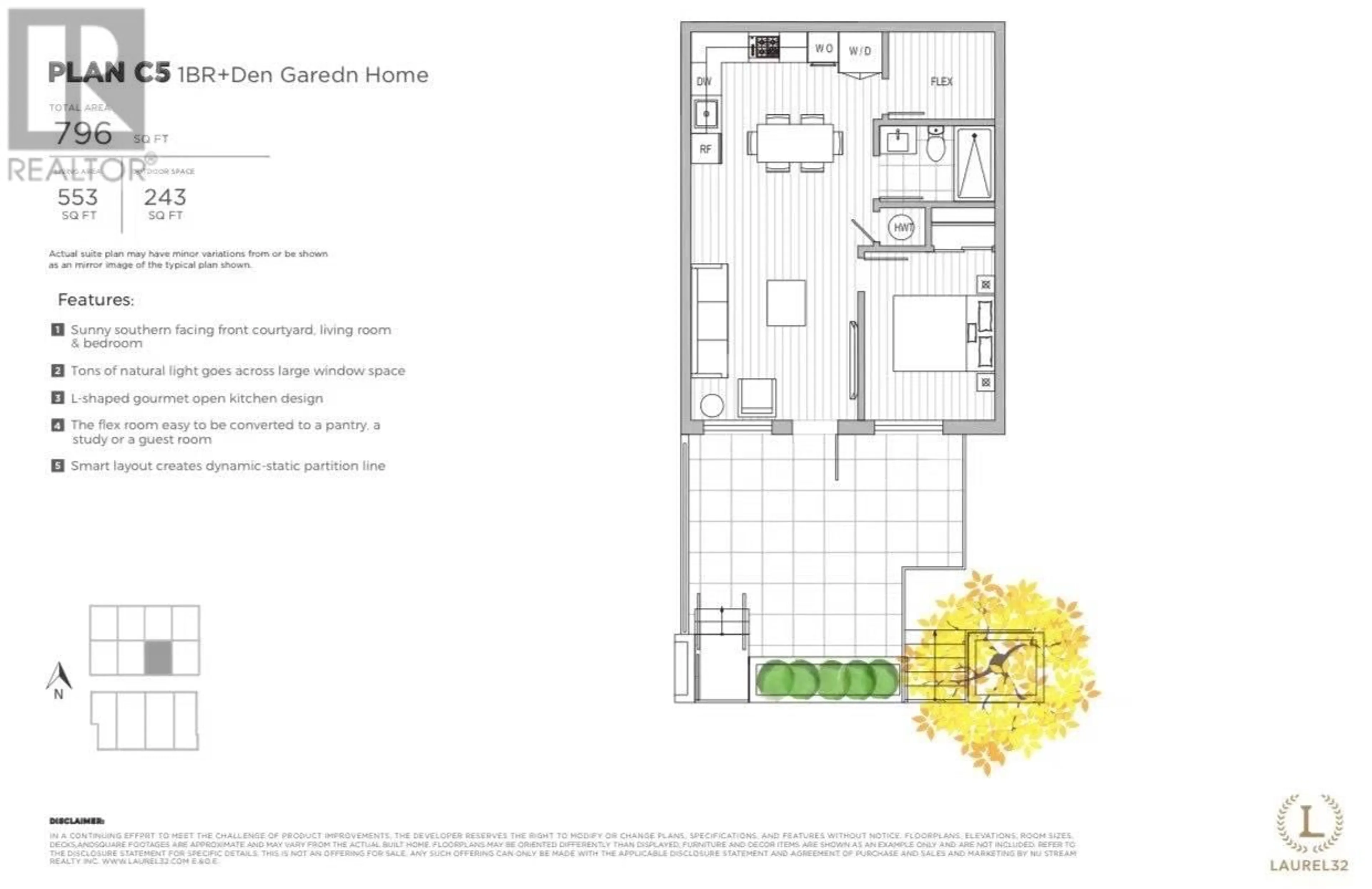Floor plan for 106 - 918 32ND AVENUE, Vancouver British Columbia V5Z2K2