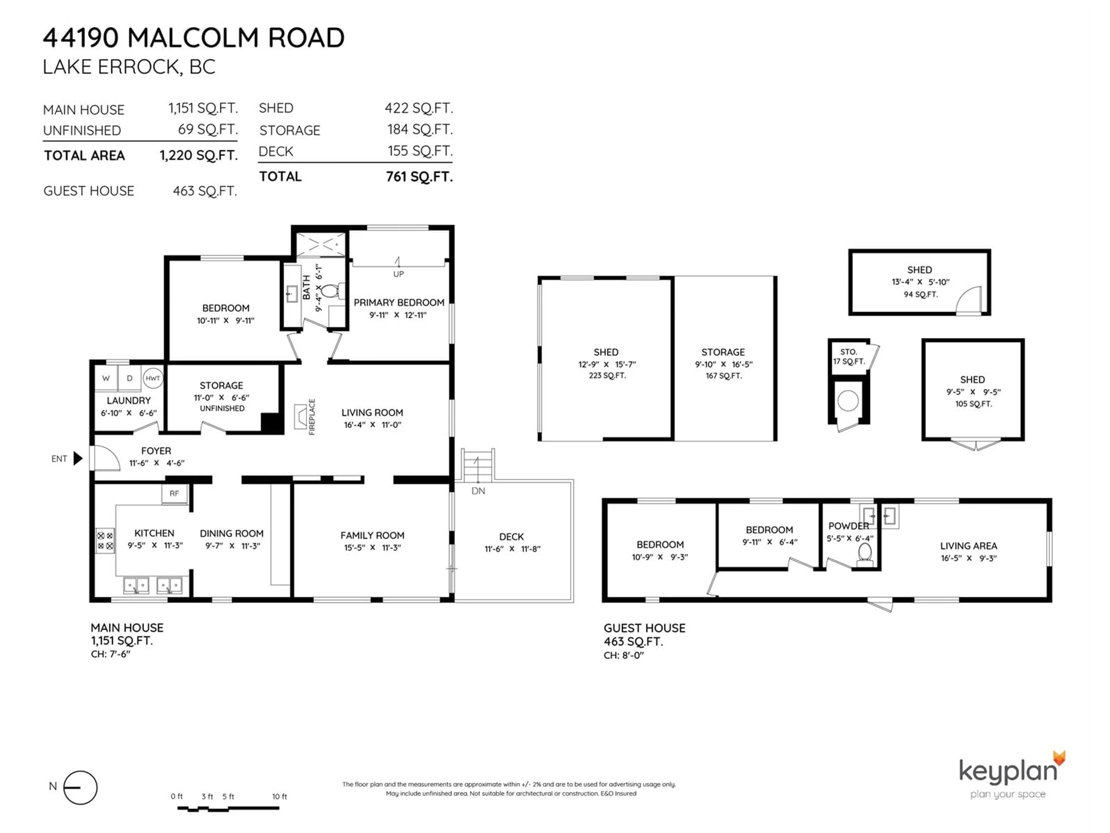 Floor plan for 44190 MALCOLM, Mission British Columbia V0M1N0