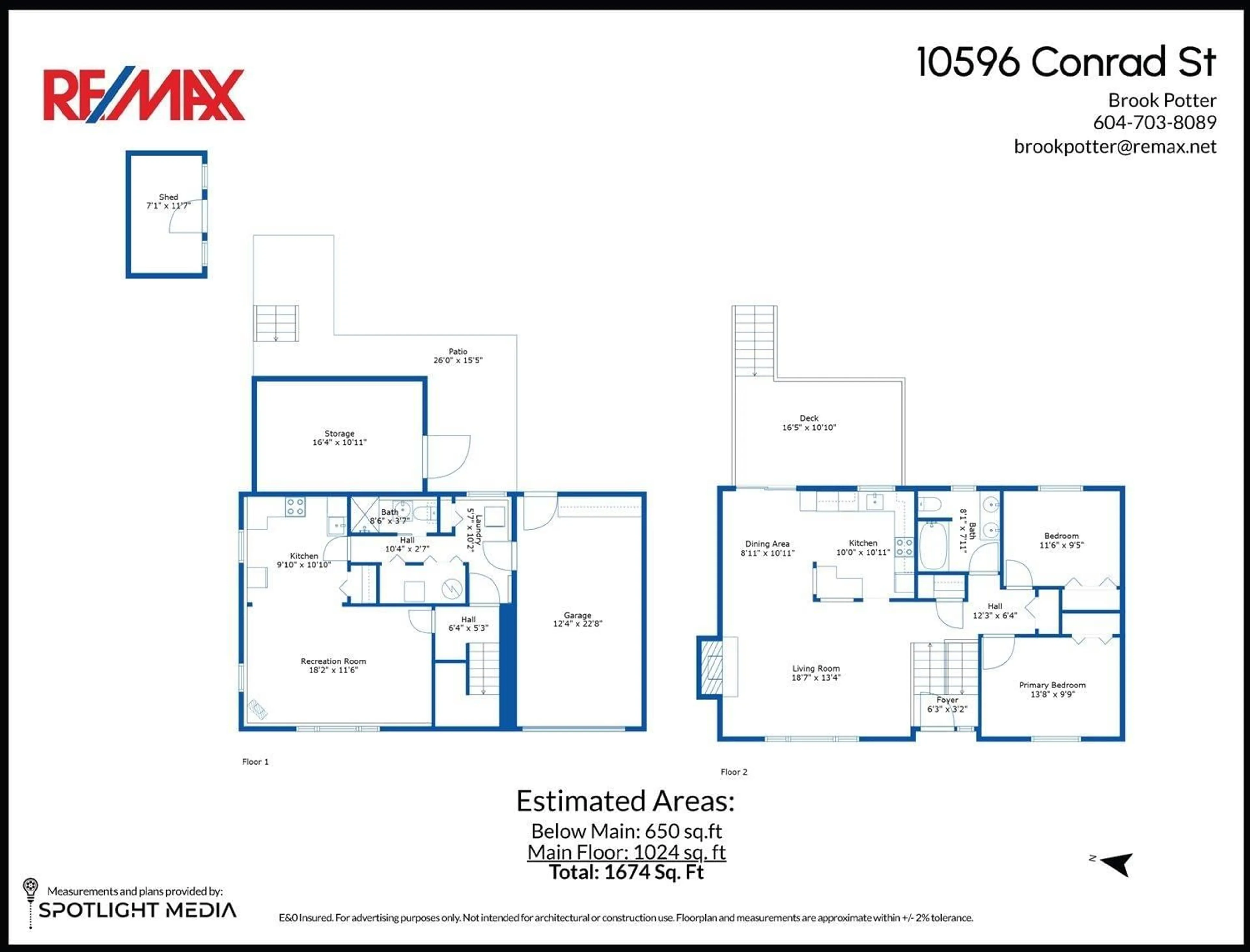 Floor plan for 10596 CONRAD STREET, Chilliwack British Columbia V2P6S3