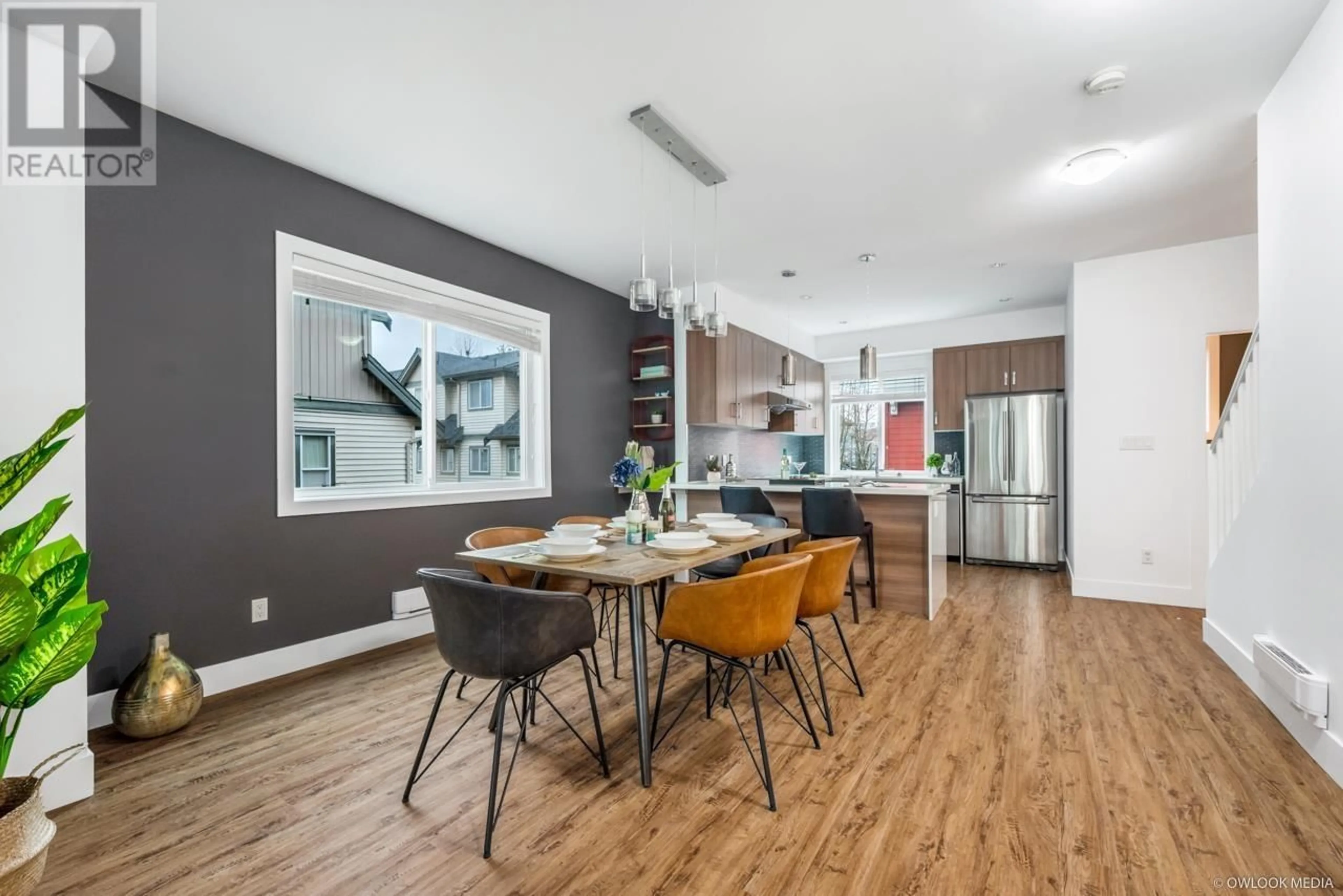 Open concept kitchen, wood/laminate floor for 7 - 8560 JONES ROAD, Richmond British Columbia V6Y1L8