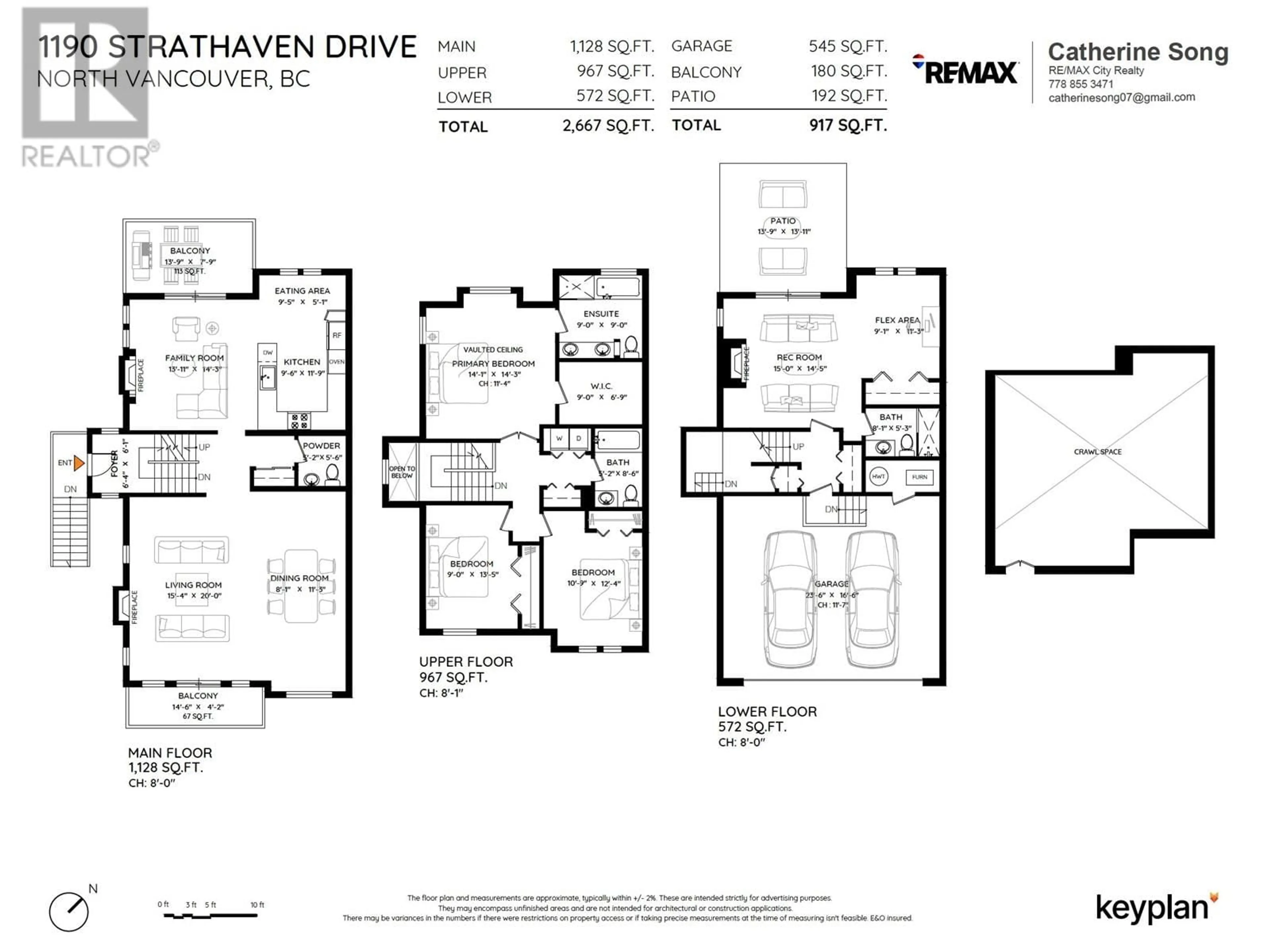 Floor plan for 1190 STRATHAVEN DRIVE, North Vancouver British Columbia V7H2Z6