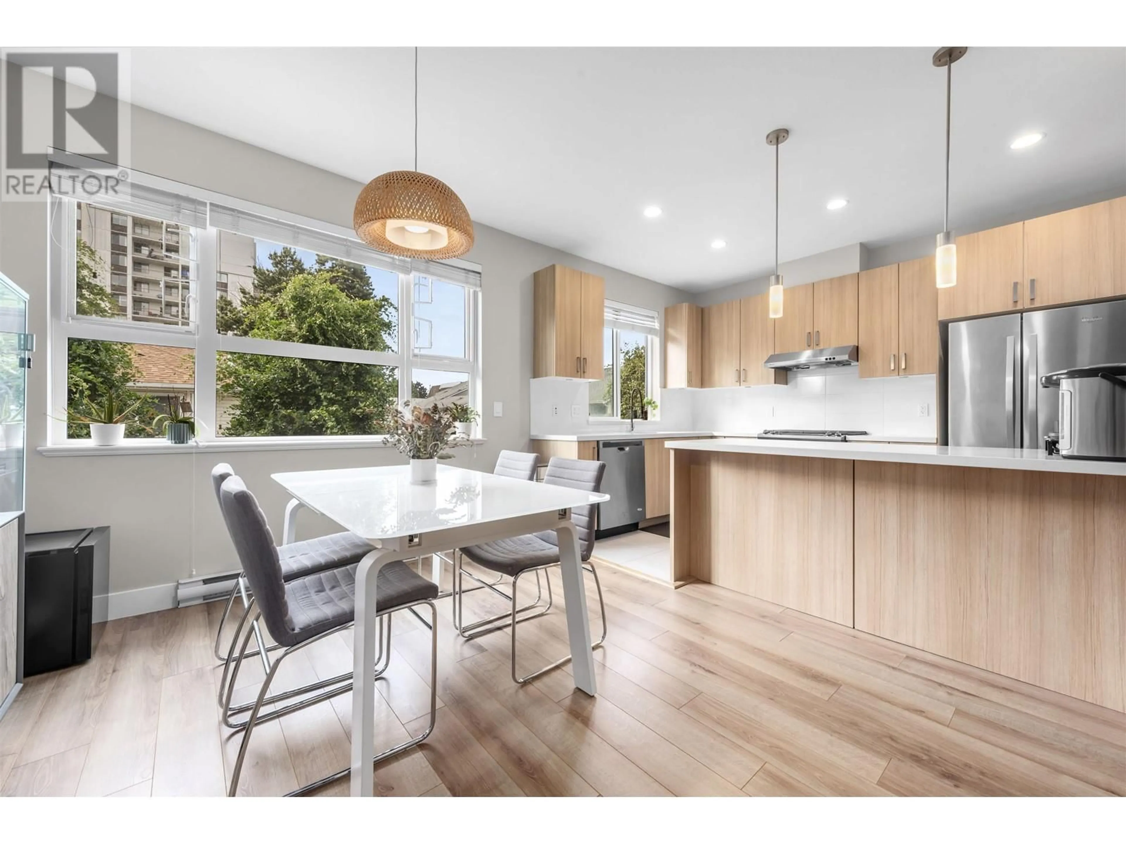 Open concept kitchen, wood/laminate floor for 4 - 7180 GILBERT ROAD, Richmond British Columbia V7C3W2