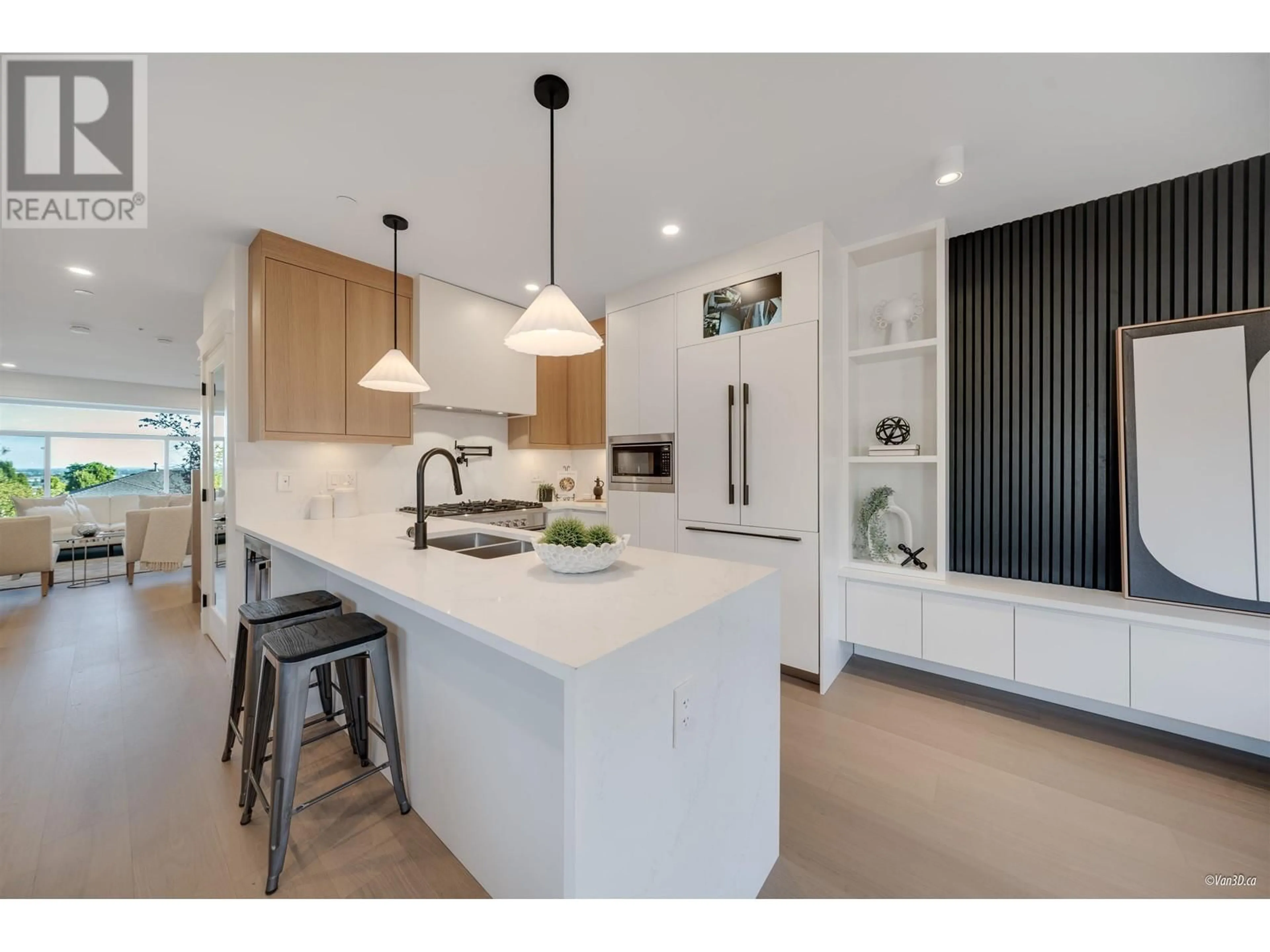 Contemporary kitchen, ceramic/tile floor for 1167 63RD AVENUE, Vancouver British Columbia V5X2L3