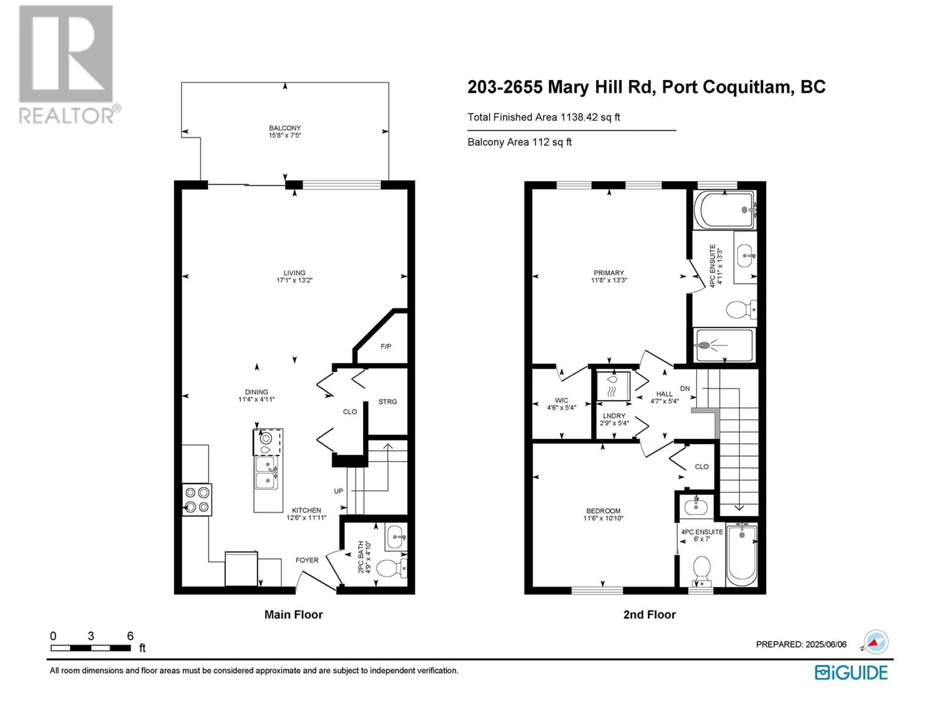 Floor plan for 203 - 2655 MARY HILL ROAD, Port Coquitlam British Columbia V3C6R9