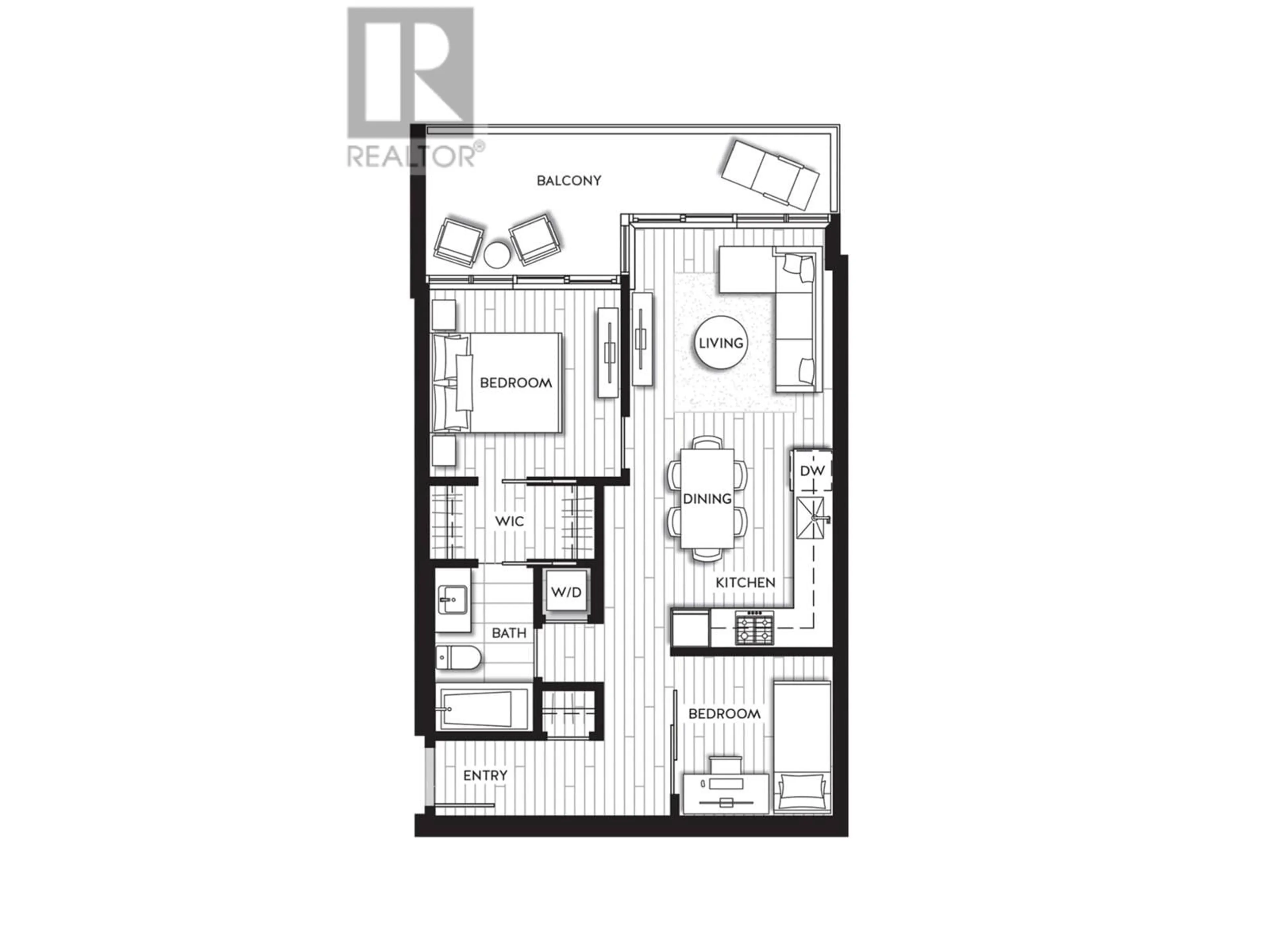 Floor plan for 2209 - 1888 GILMORE AVENUE, Burnaby British Columbia V5C0L2