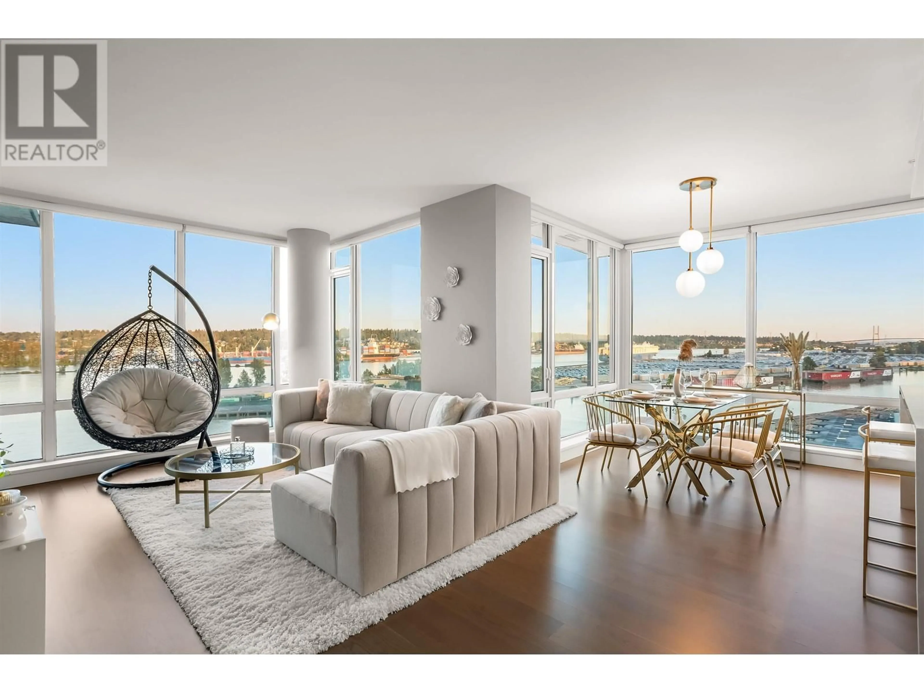 Living room with furniture, unknown for 1208 - 210 SALTER STREET, New Westminster British Columbia V3M0J9
