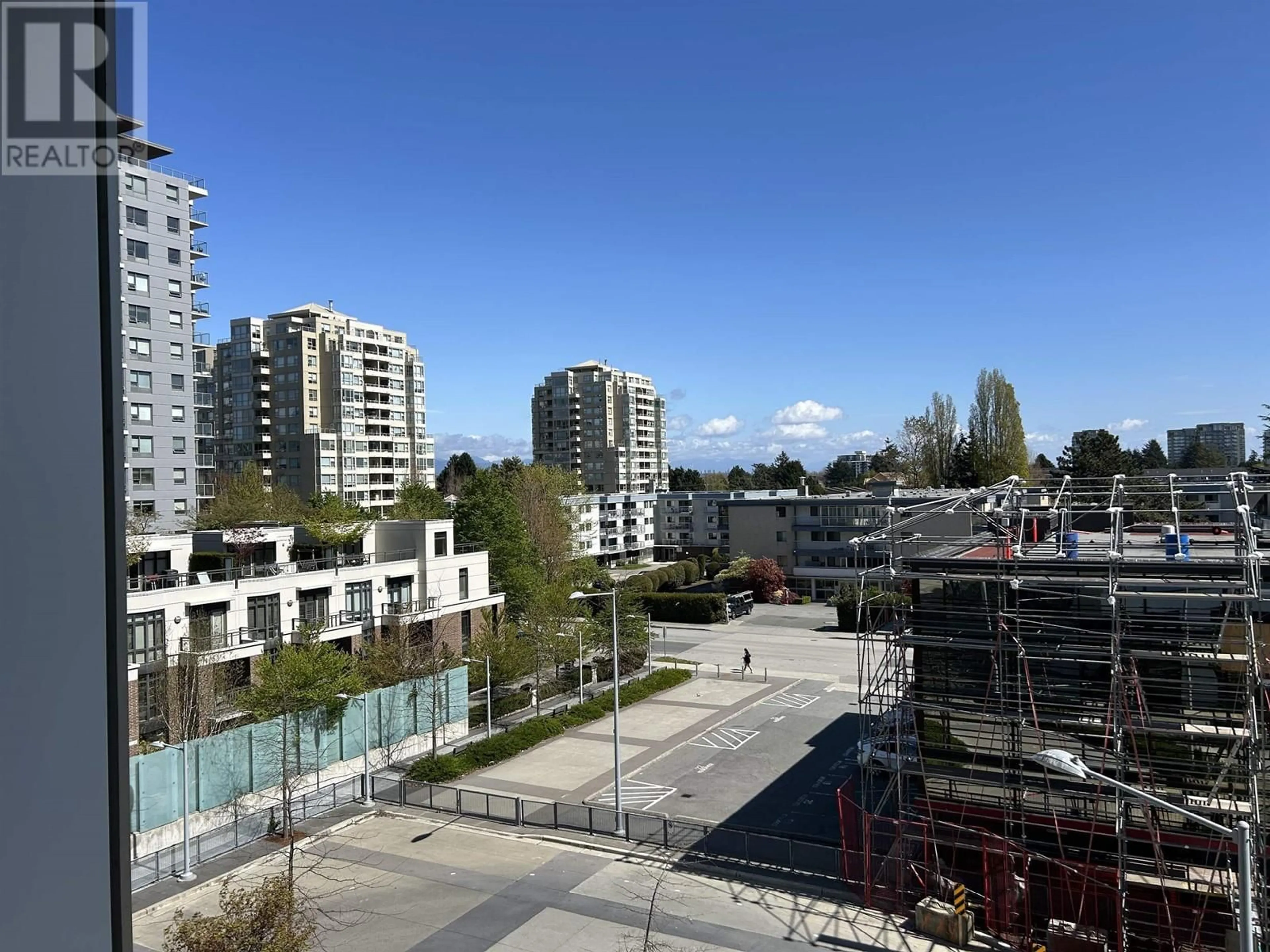 A pic from outside/outdoor area/front of a property/back of a property/a pic from drone, city buildings view from balcony for 519 - 6328 NO. 3 ROAD, Richmond British Columbia V6Y0L6