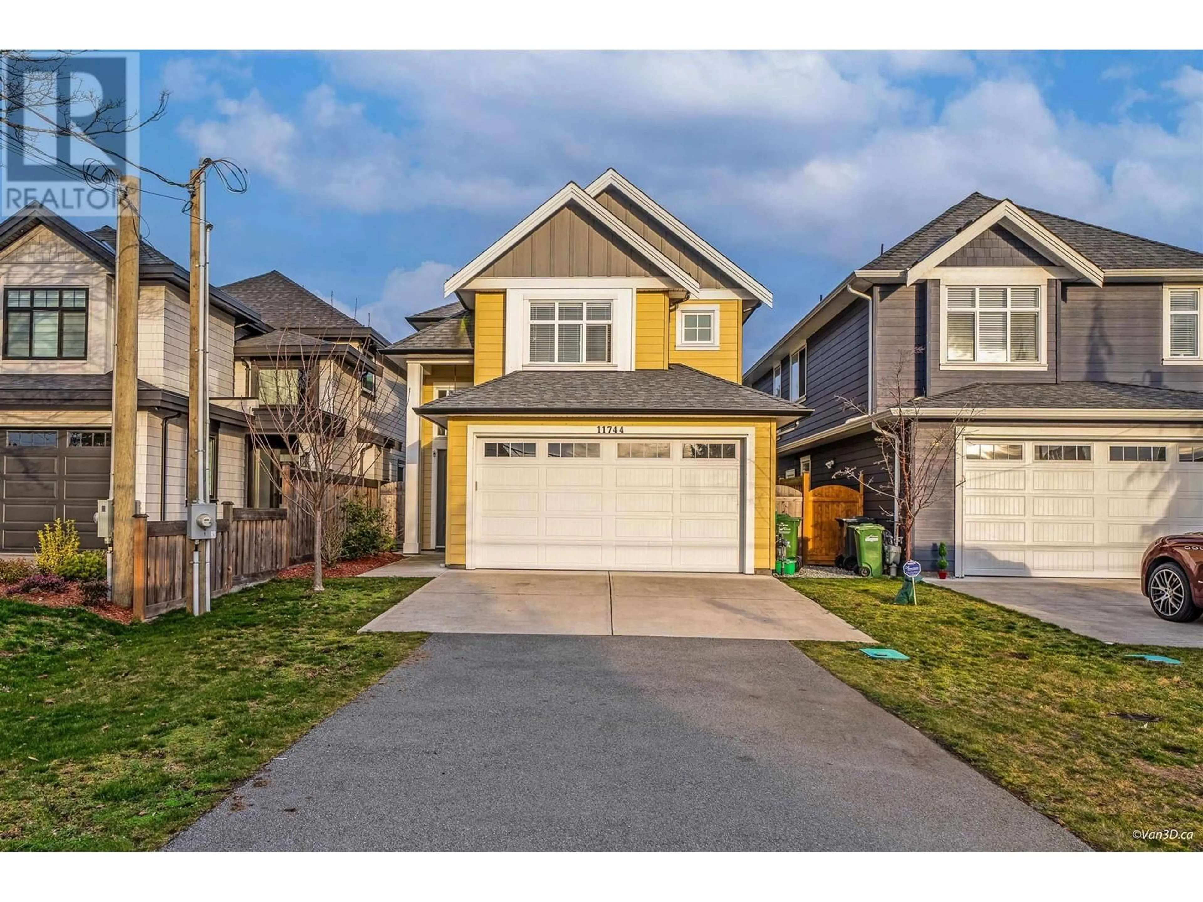 Home with vinyl exterior material, street for 11744 4TH AVENUE, Richmond British Columbia V7E3H4