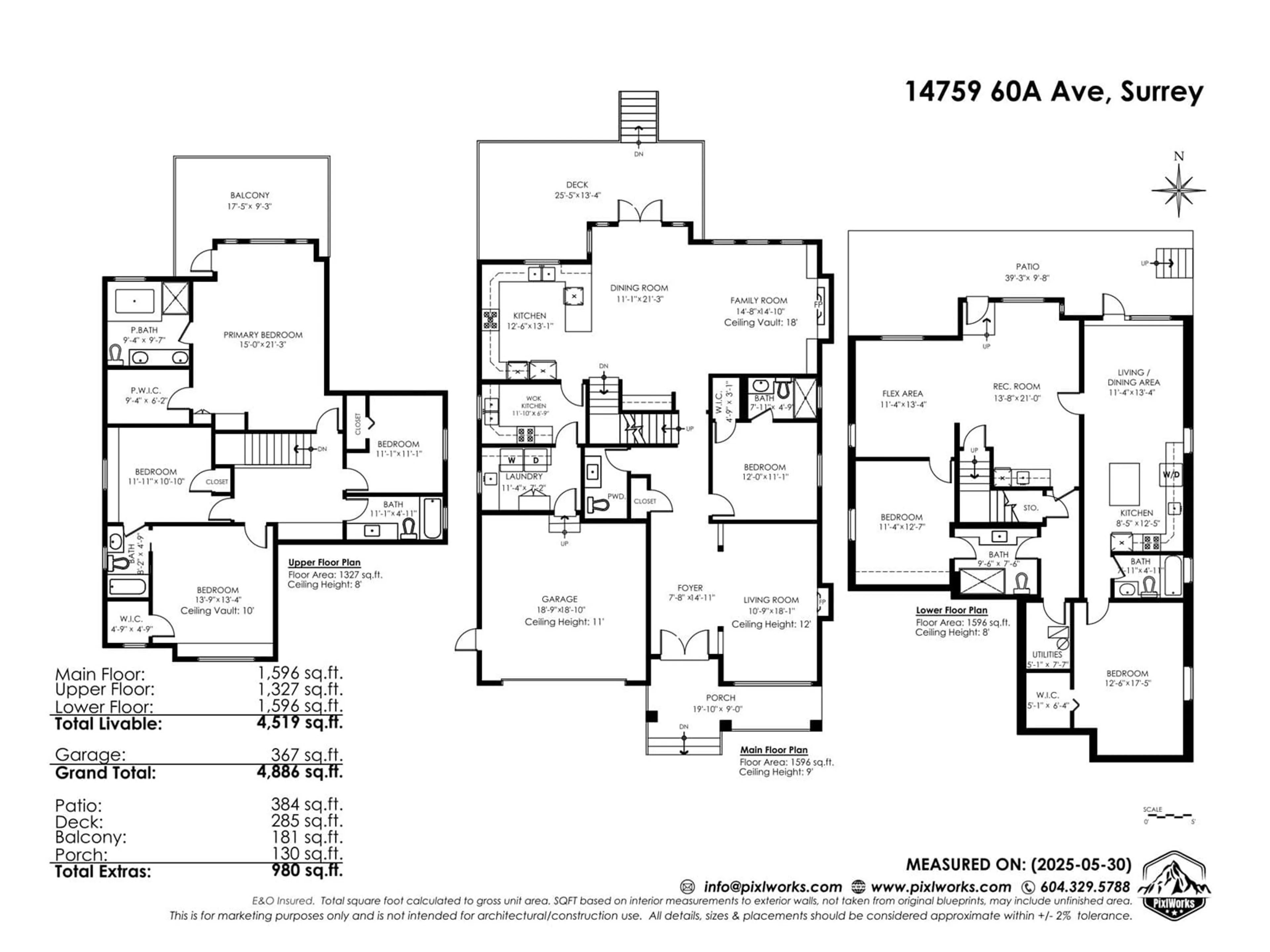 Floor plan for 14759 60A, Surrey British Columbia V3S3W5