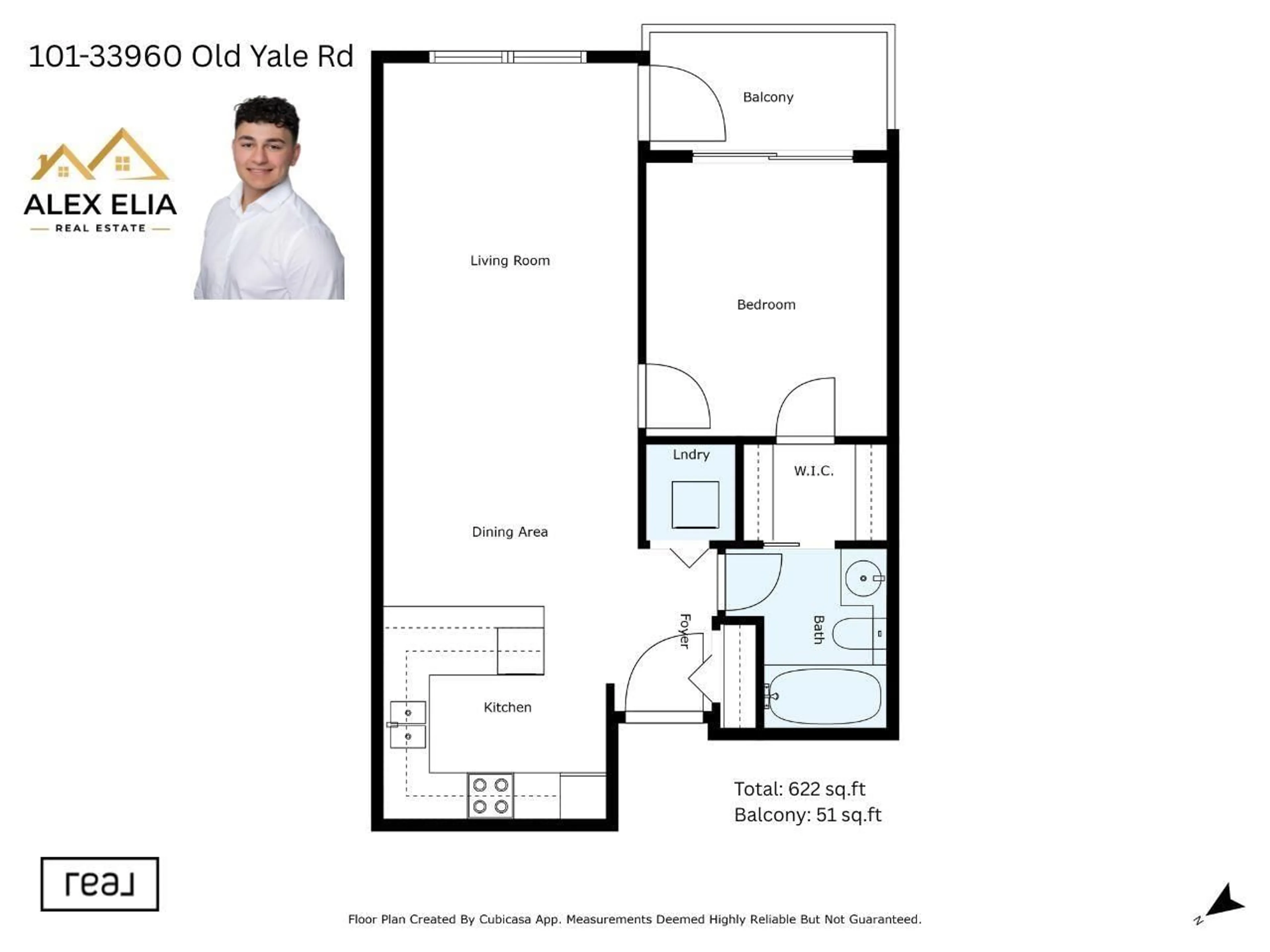 Floor plan for 101 - 33960 OLD YALE, Abbotsford British Columbia V2S2J9