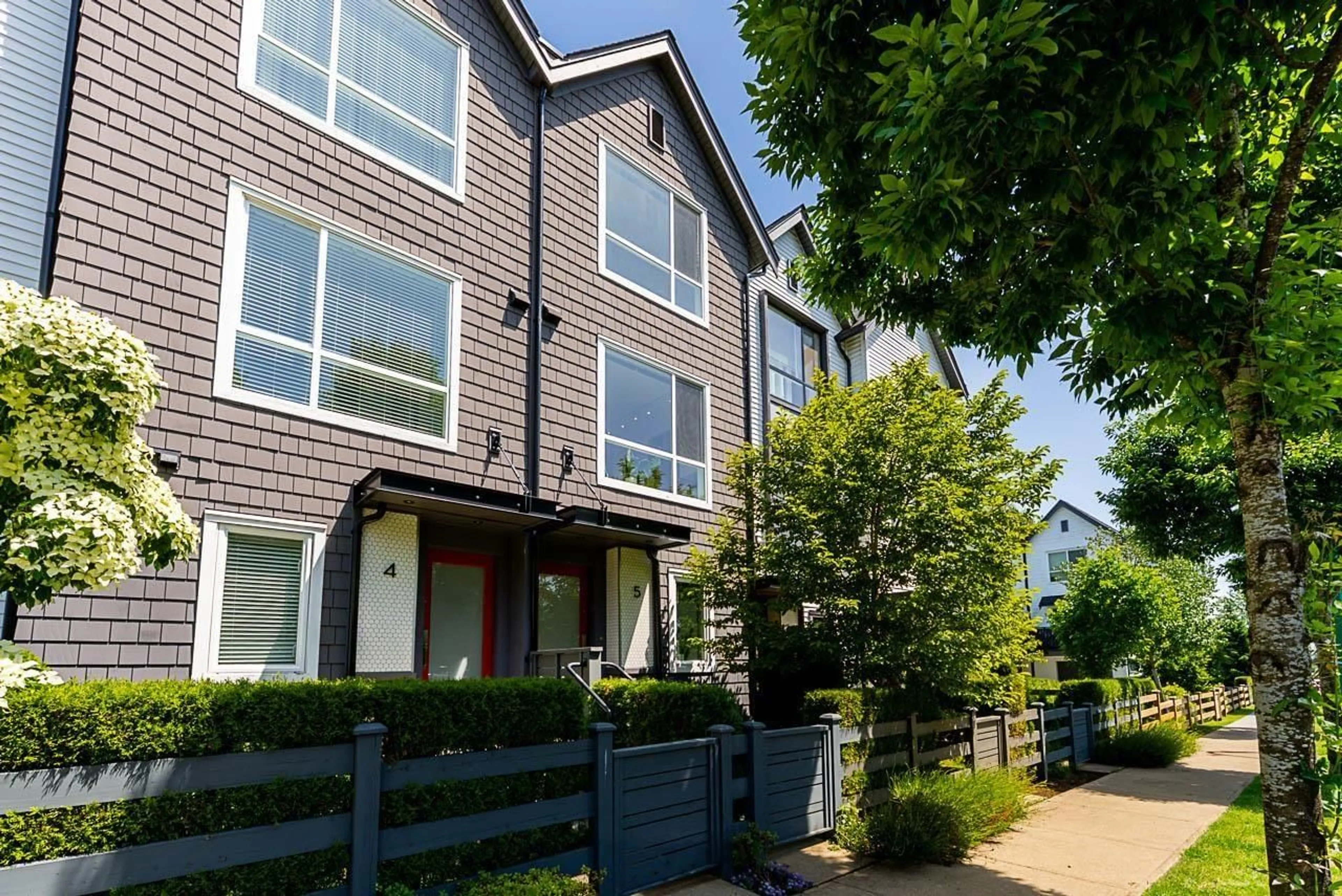 Home with vinyl exterior material, street for 5 - 19159 WATKINS, Surrey British Columbia V4N6P7