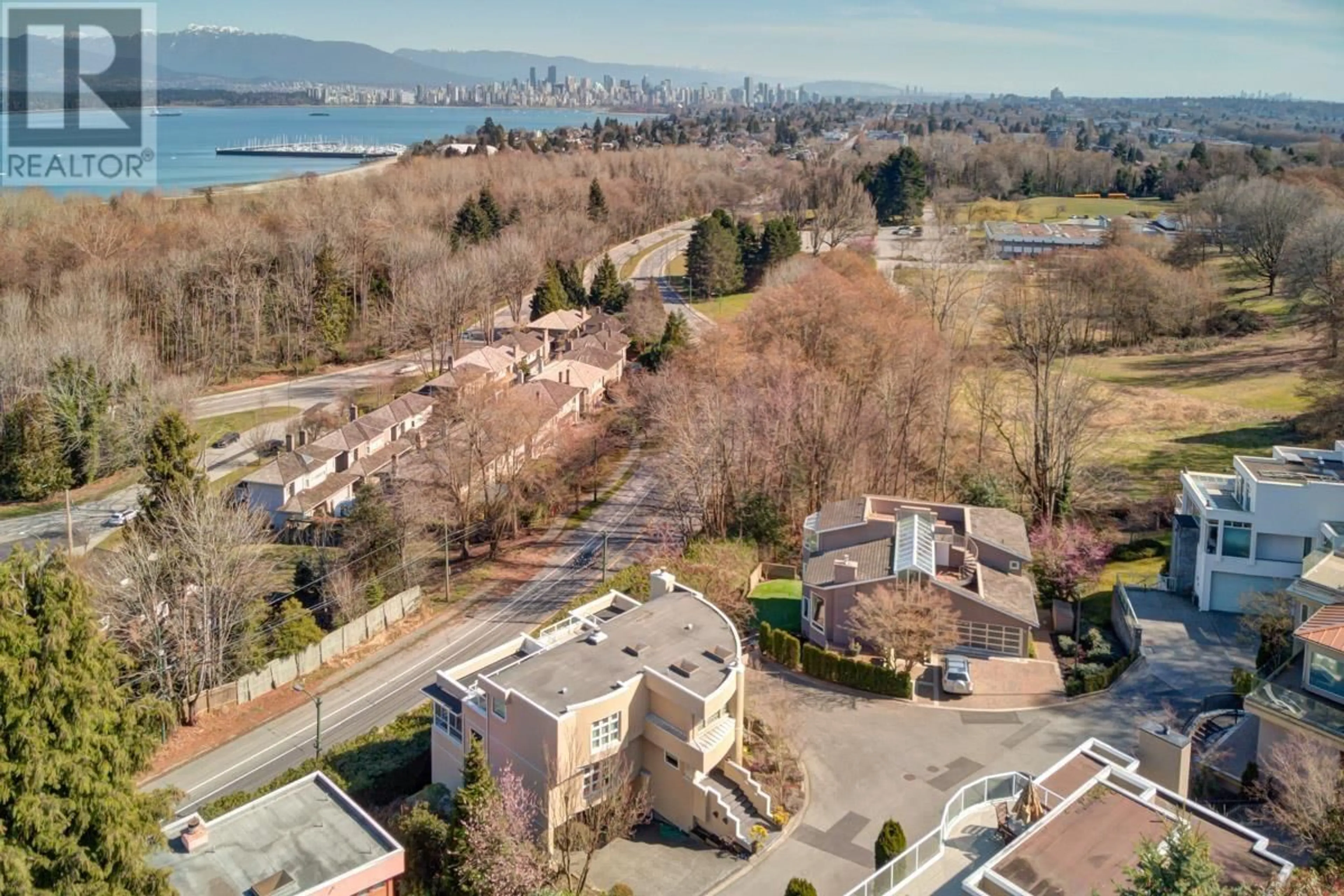 A pic from outside/outdoor area/front of a property/back of a property/a pic from drone, water/lake/river/ocean view for 4322 WEST POINT PLACE, Vancouver British Columbia V6R4M9