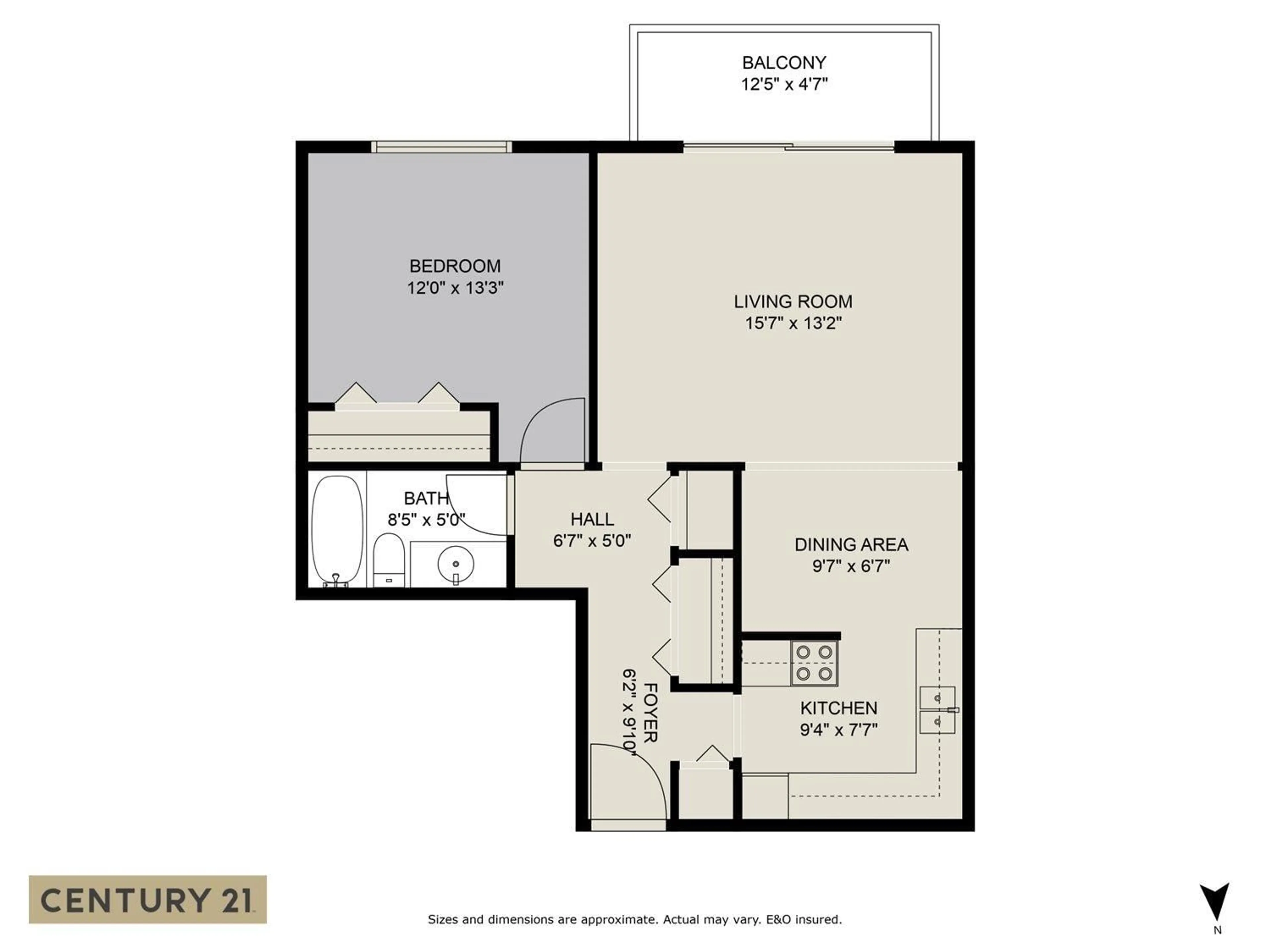 Floor plan for 205 - 46165 GORE AVENUE, Chilliwack British Columbia V2P1Z9