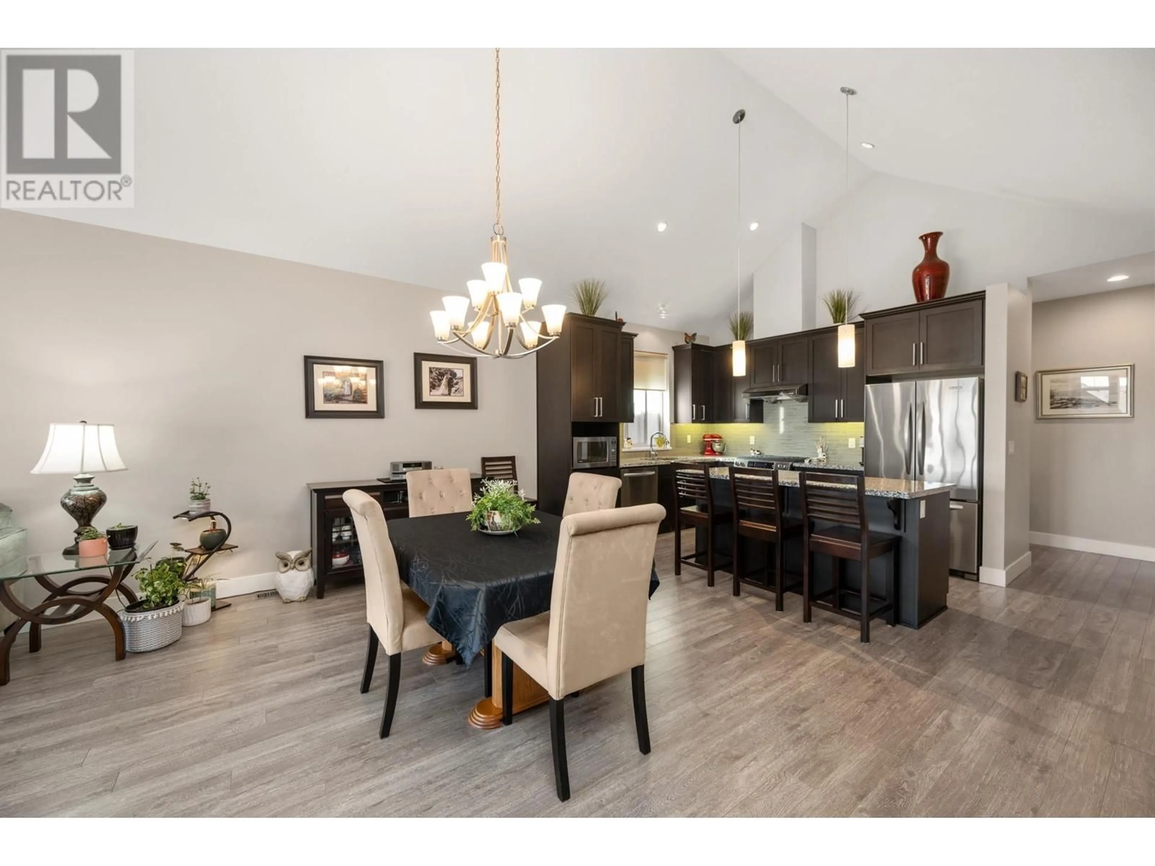 Open concept kitchen, wood/laminate floor for 110 - 3450 DAVID AVENUE, Coquitlam British Columbia V3E0J9