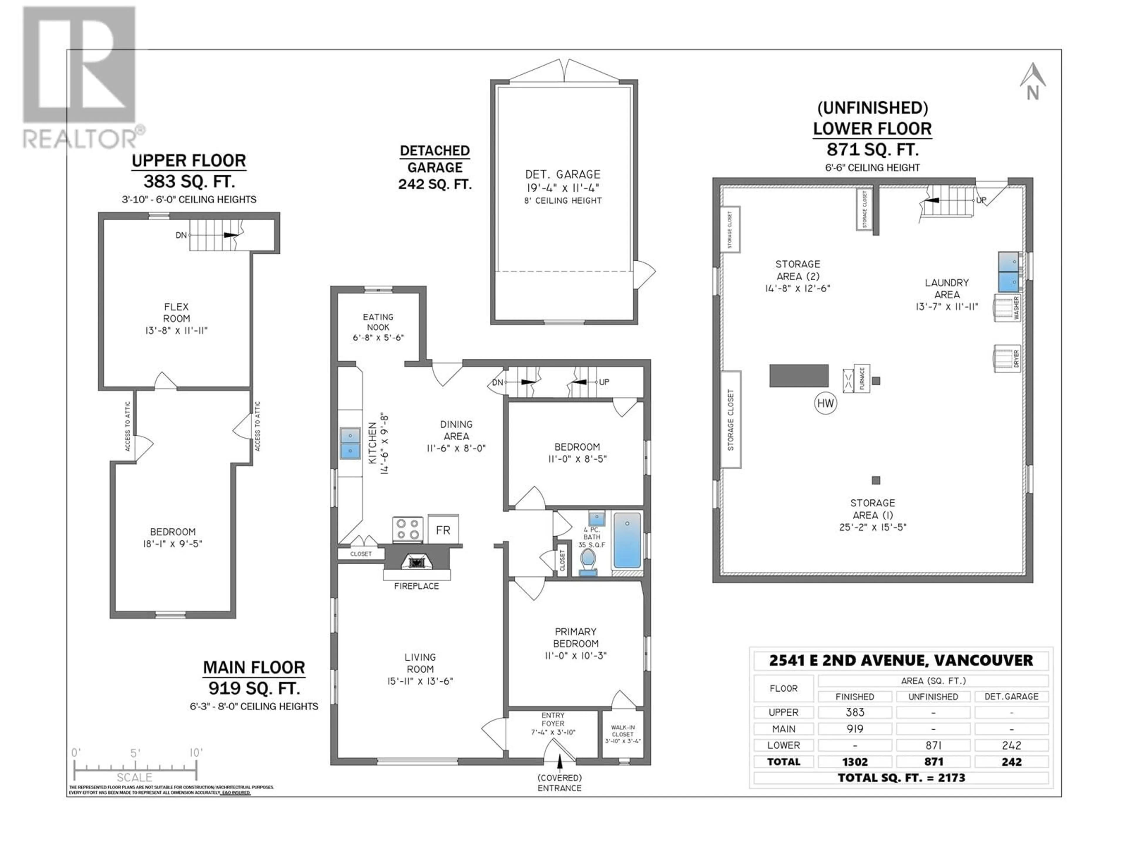 Floor plan for 2541 2ND AVENUE, Vancouver British Columbia V5M1C7